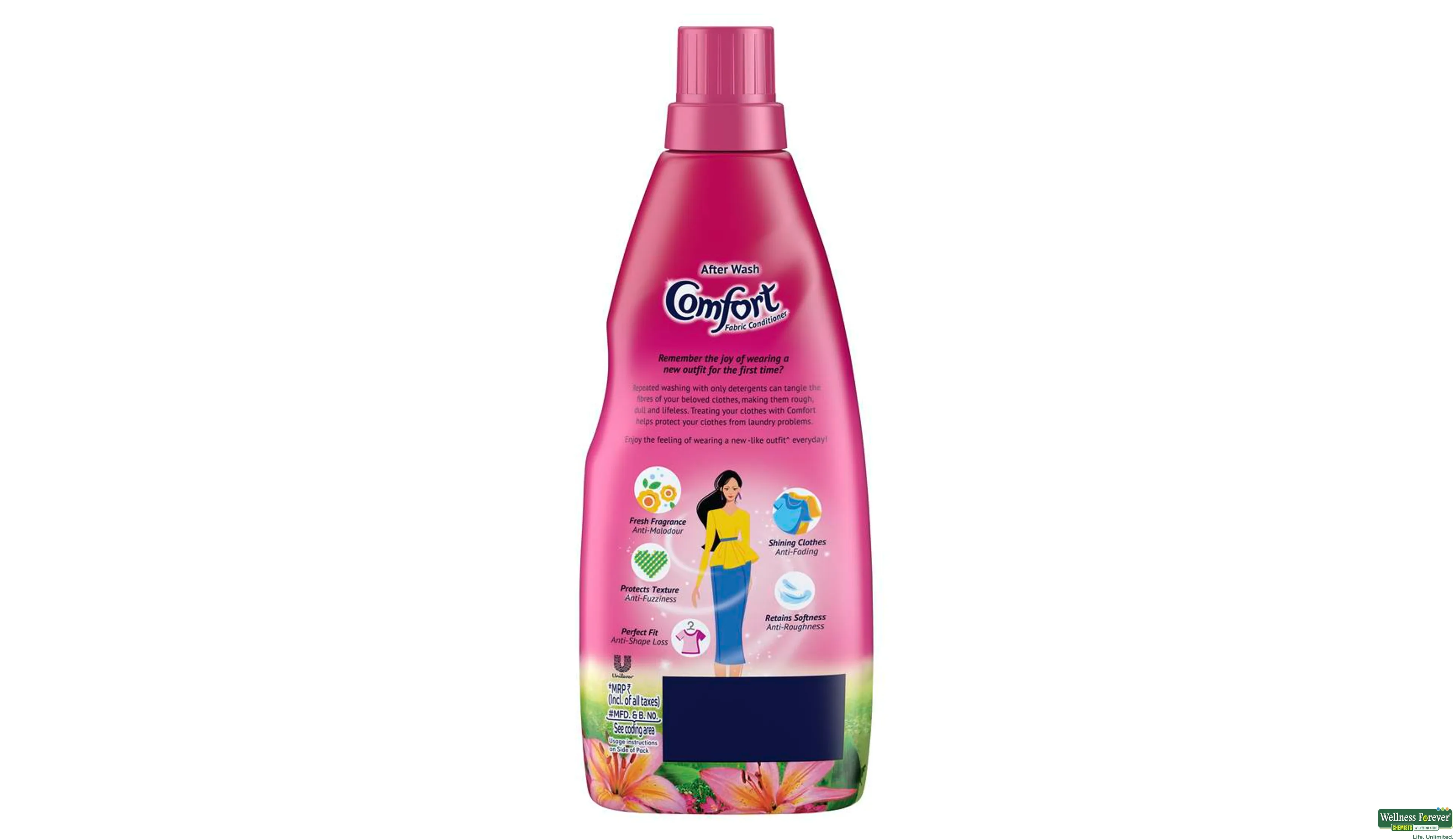 COMFORT FAB/COND PINK AFTER WASH 860ML- 3, 860ML, 