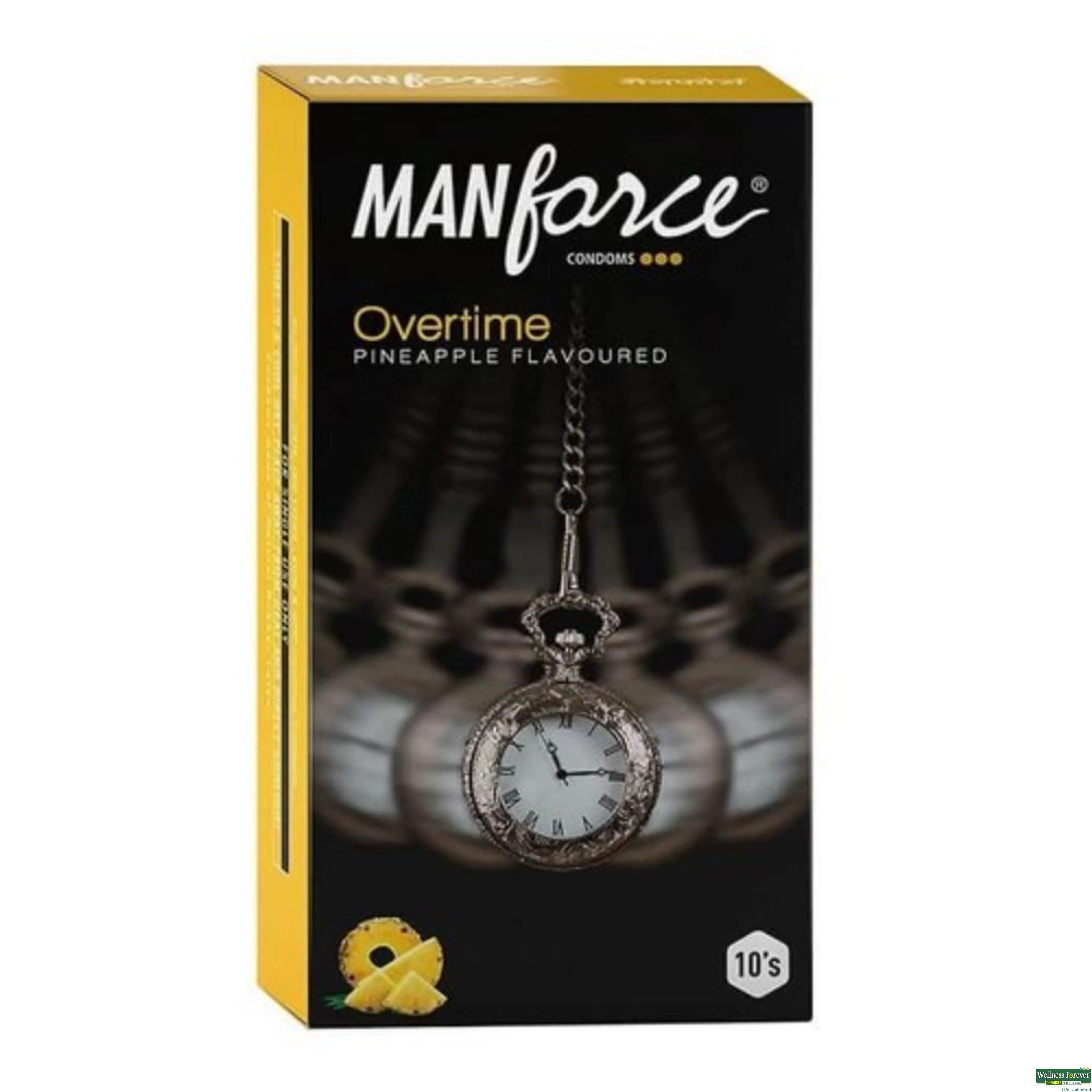 MANFORCE CONDOM PINEAPPLE 10PC-image