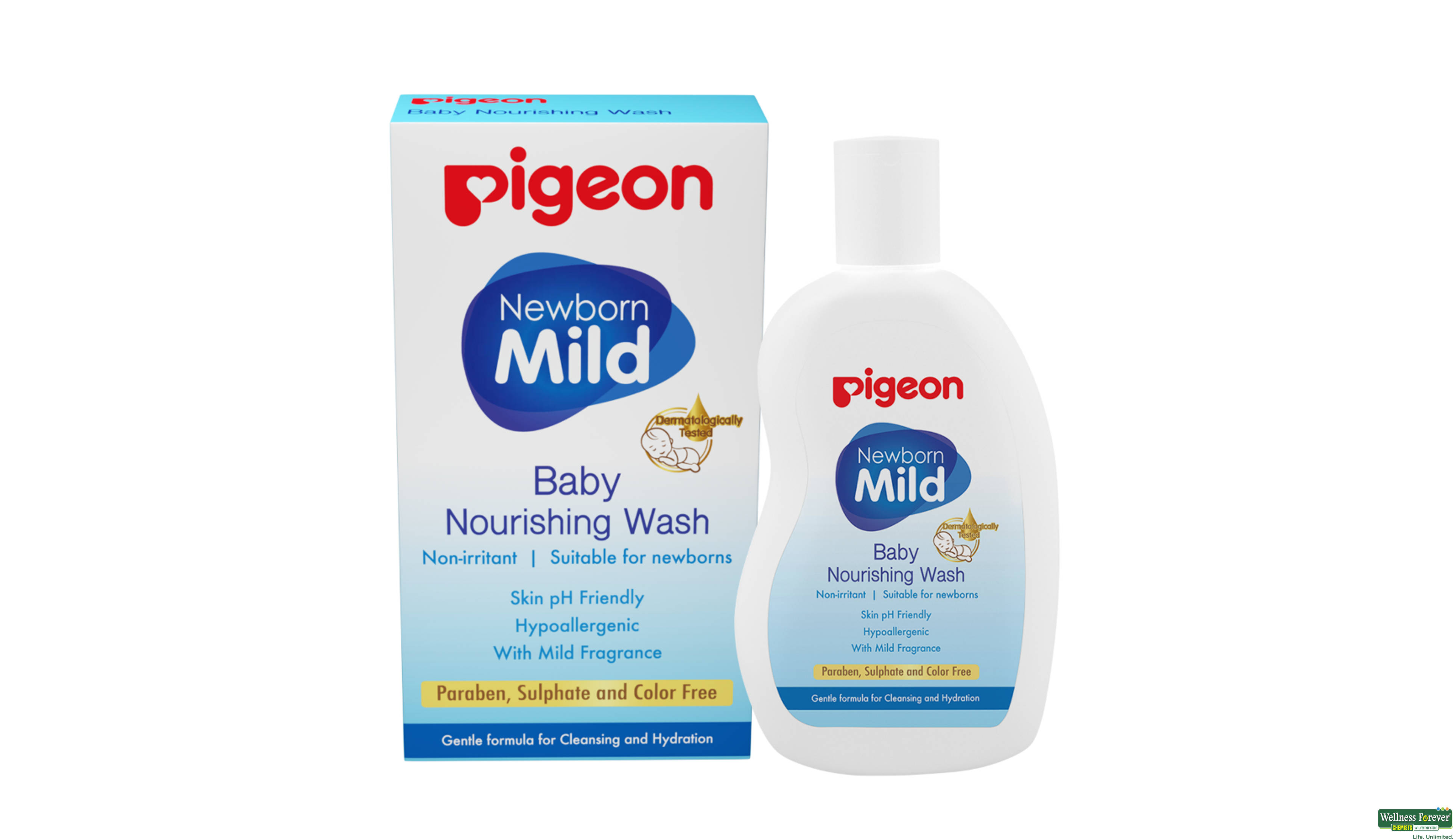 PIGEON BABY B/WASH 200ML- 1, 200ML, null