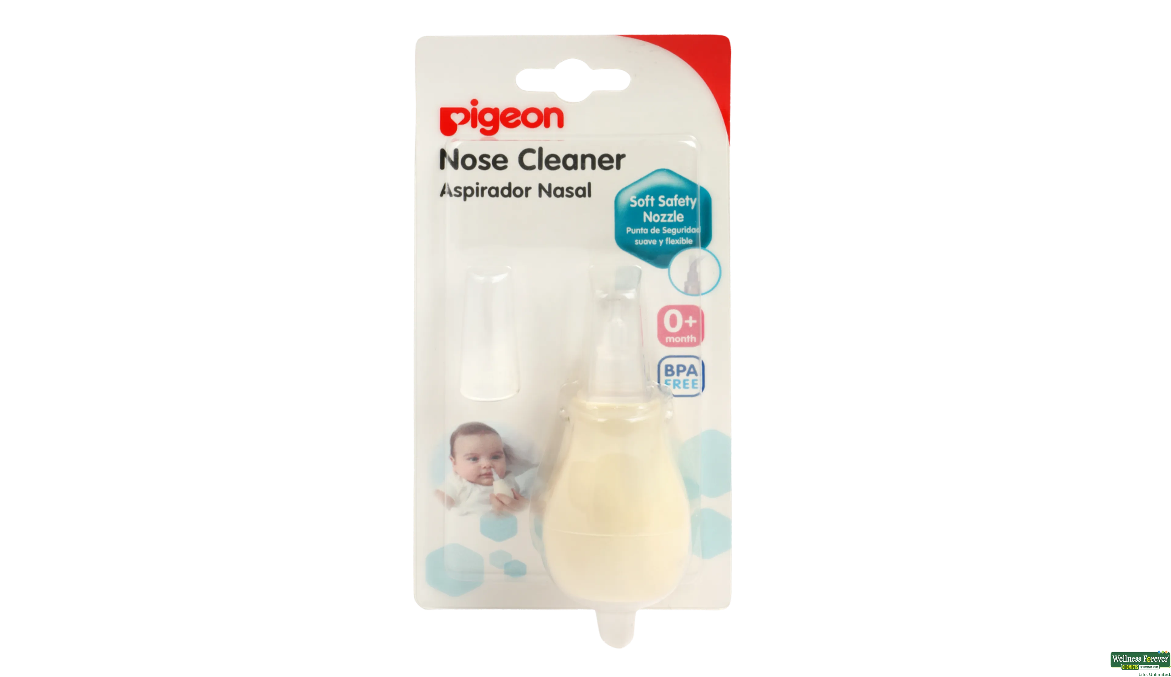 Aspirador Nasal con Punta Suave y Flexible Pigeon