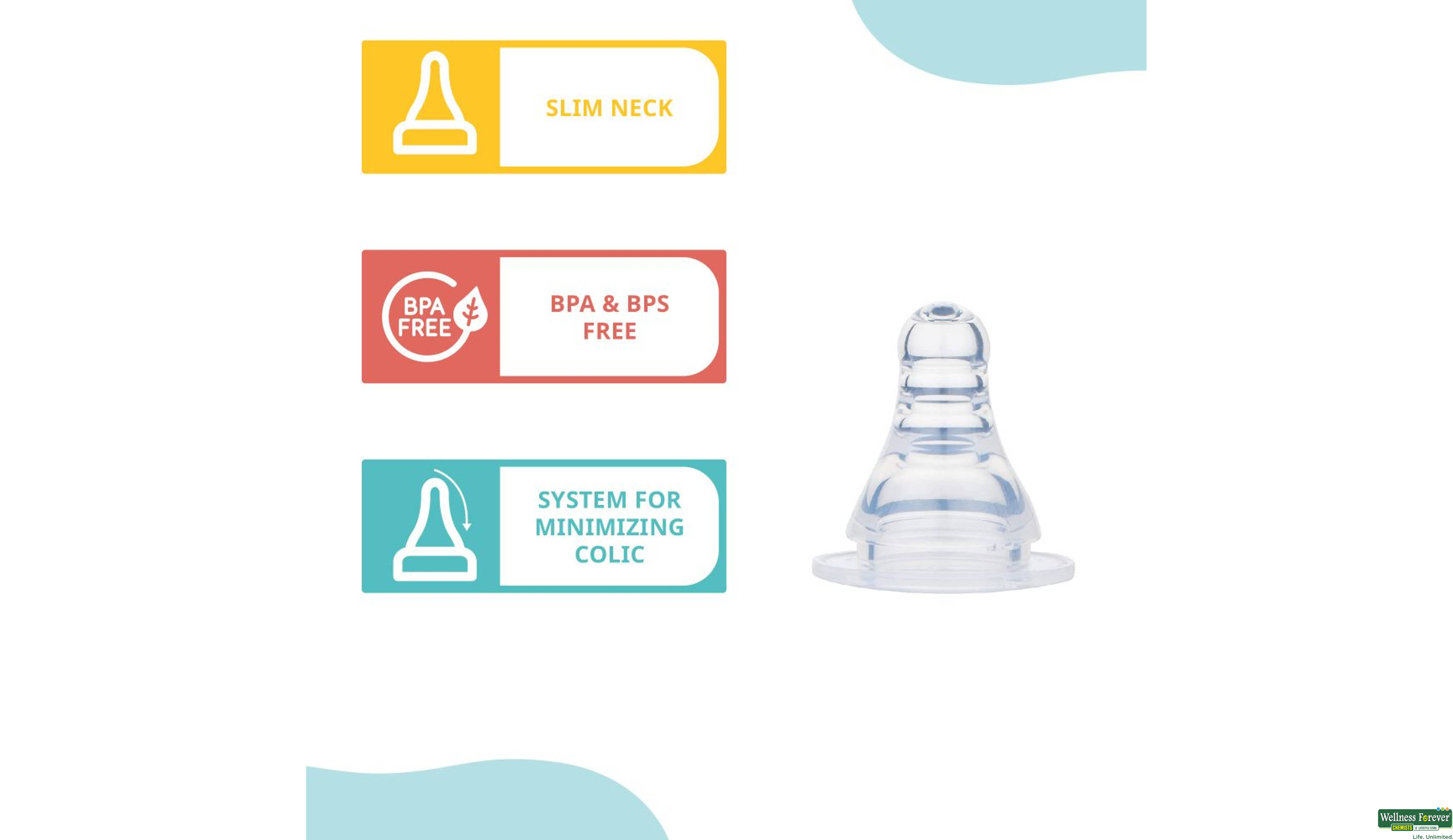 PIGEON NIPPLE PERISTALTIC-S 1PC- 4, 1PC, null