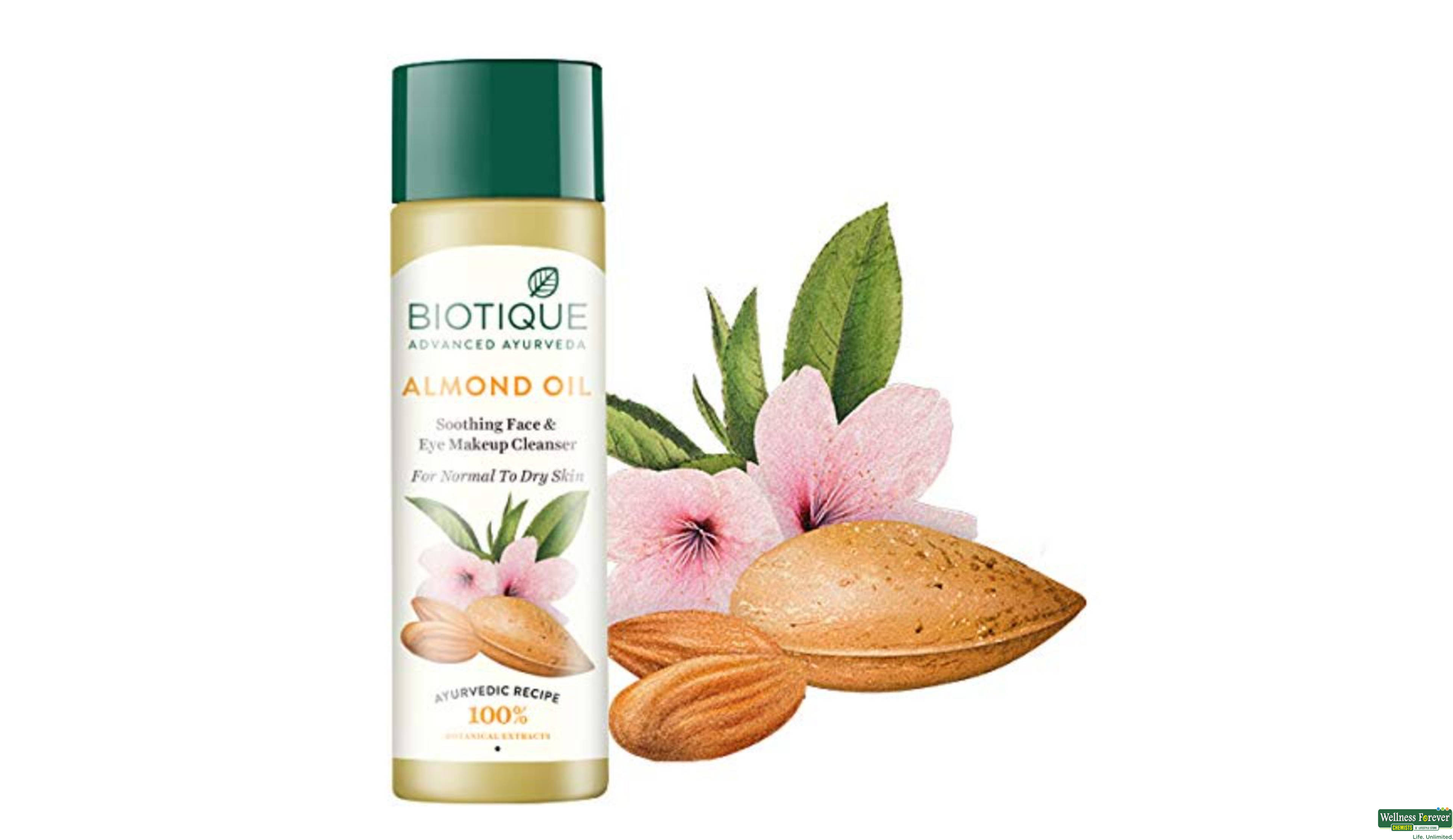 BIOT F/CLNSR BIO ALMOND OIL 120ML- 2, 120ML, 