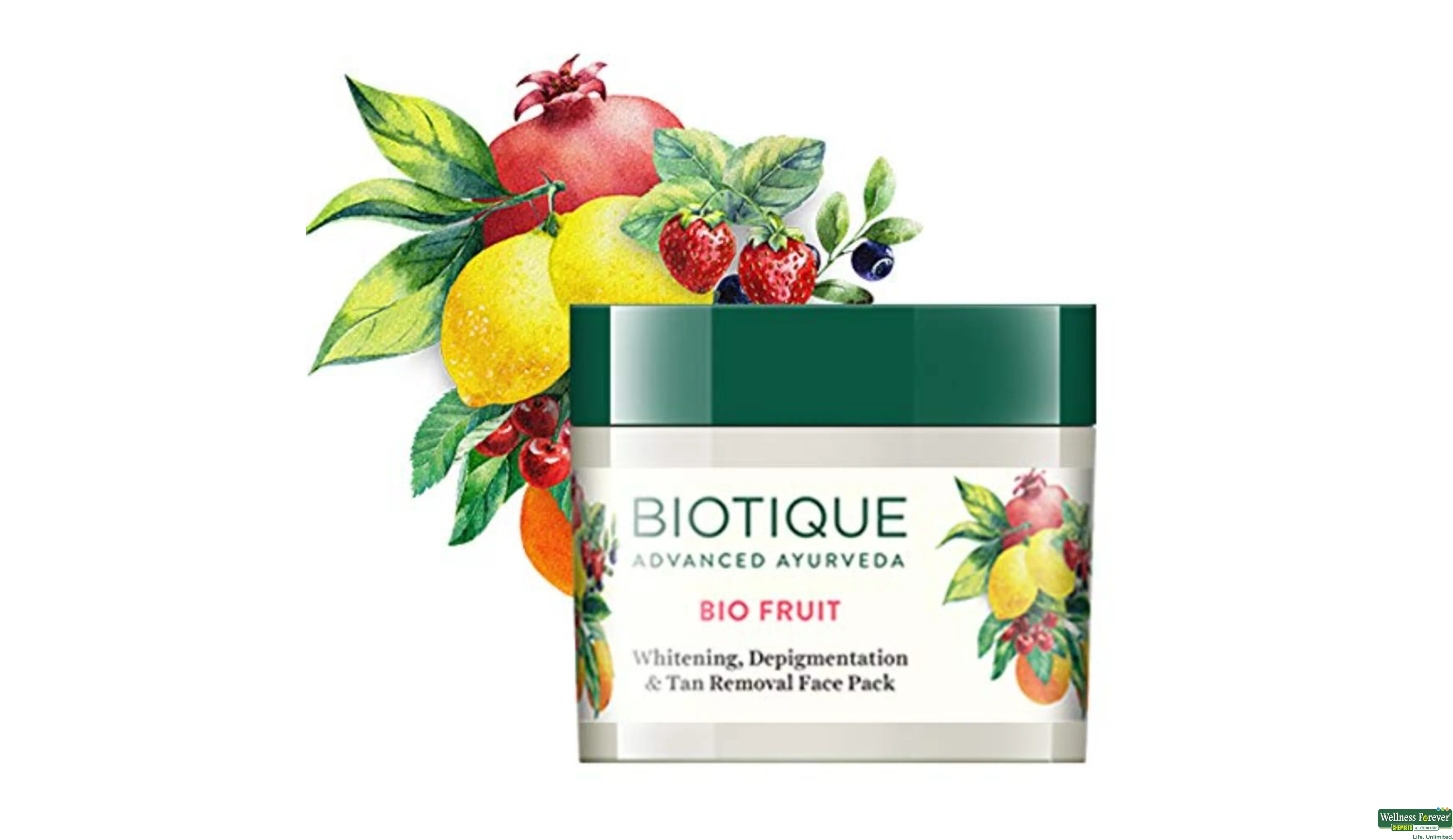 BIOT F/PACK BIO FRUIT WHITENING 75GM- 2, 75GM, 