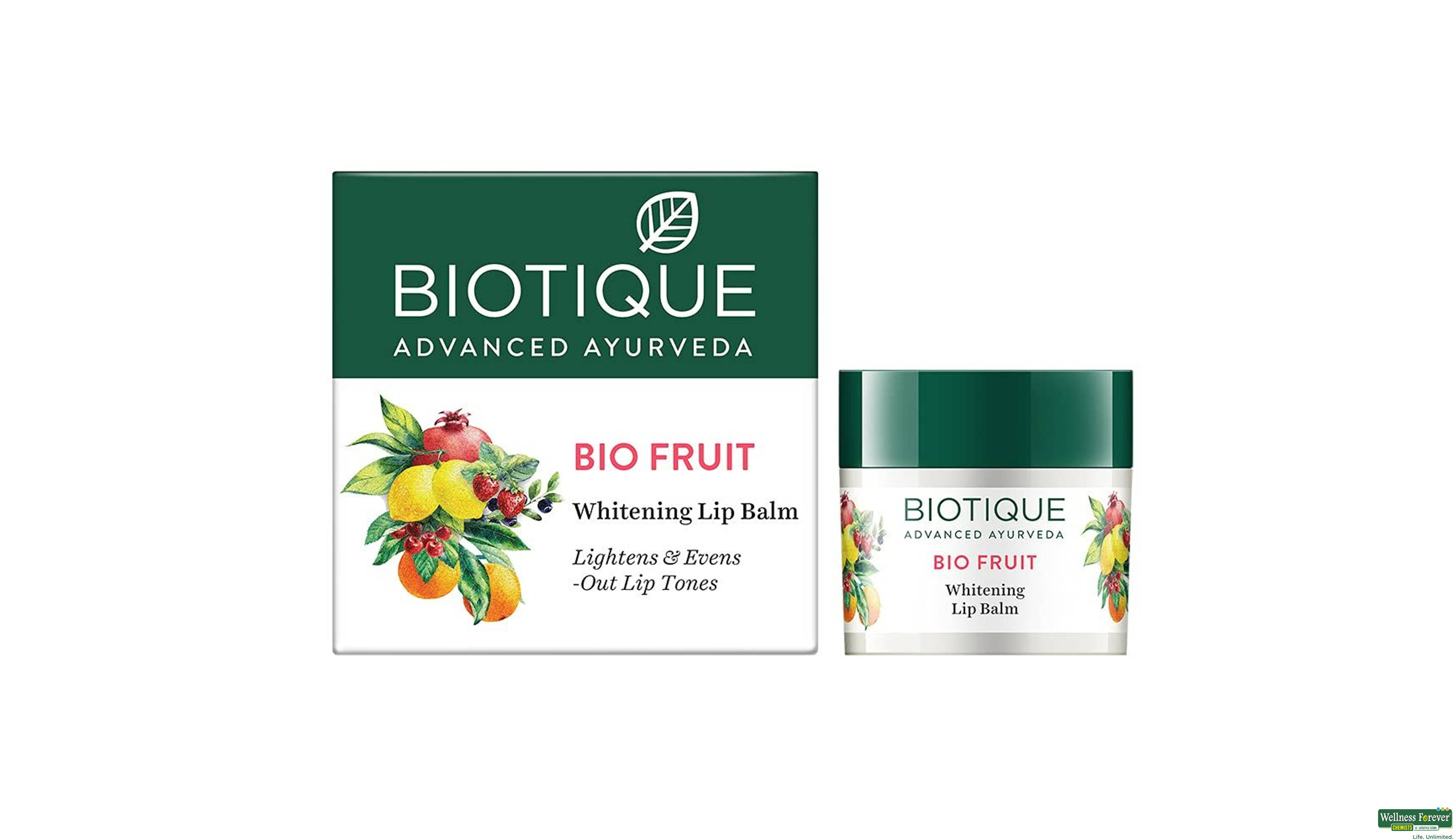 BIOT LIP BALM BIO FRUIT WHITENING 16GM- 1, 16GM, 