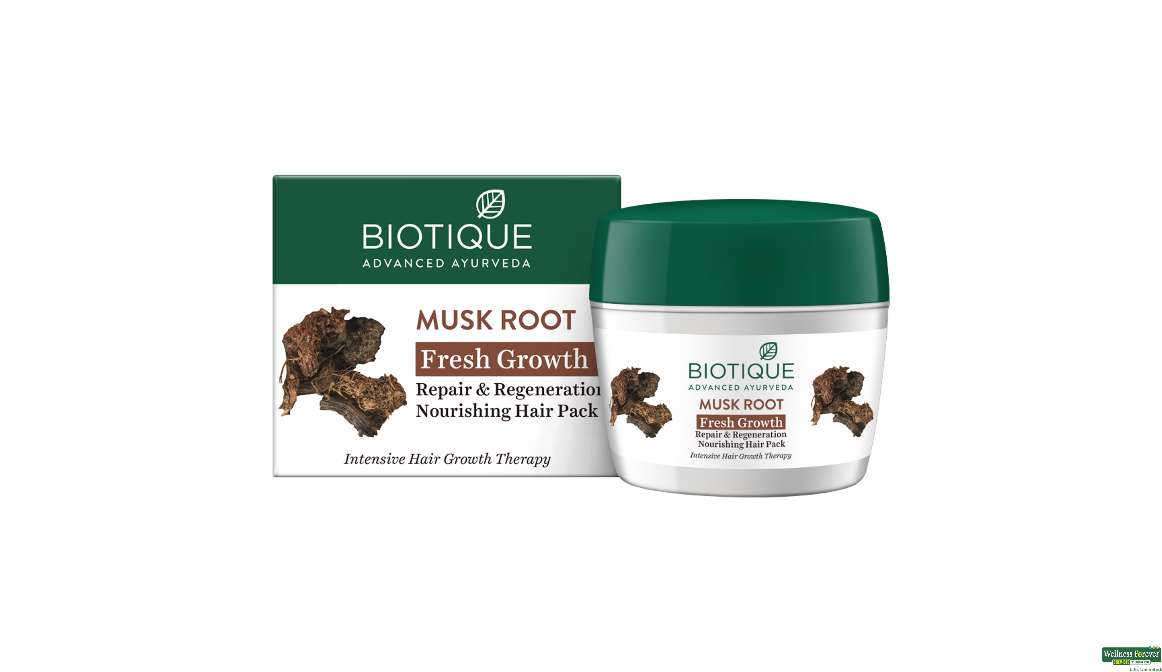 BIOT HR/PACK BIO MUSK ROOT 230GM- 2, 230GM, 