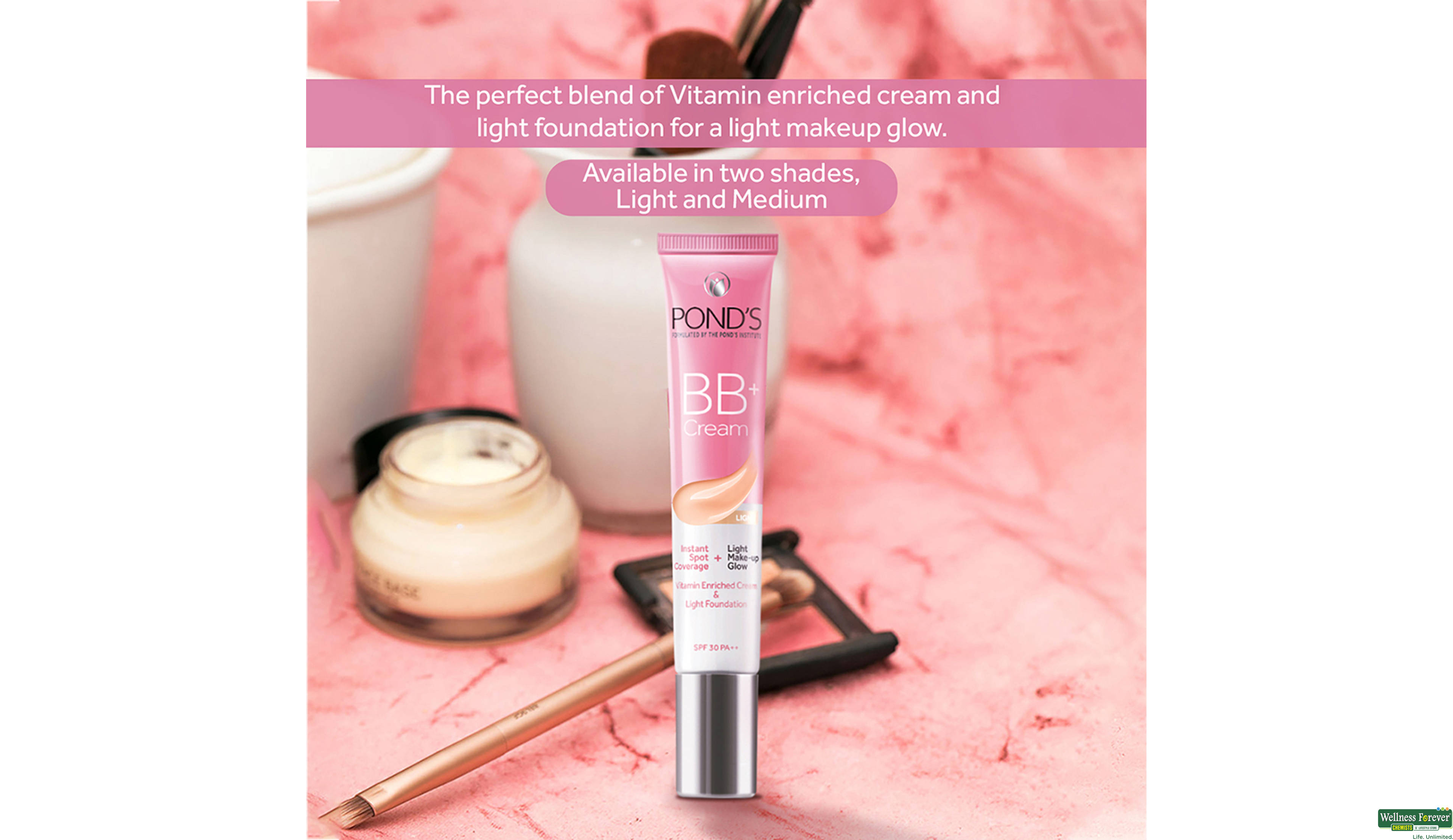 PONDS BB + CREAM IVORY SPF 30 PA++ 18GM- 7, 18GM, null
