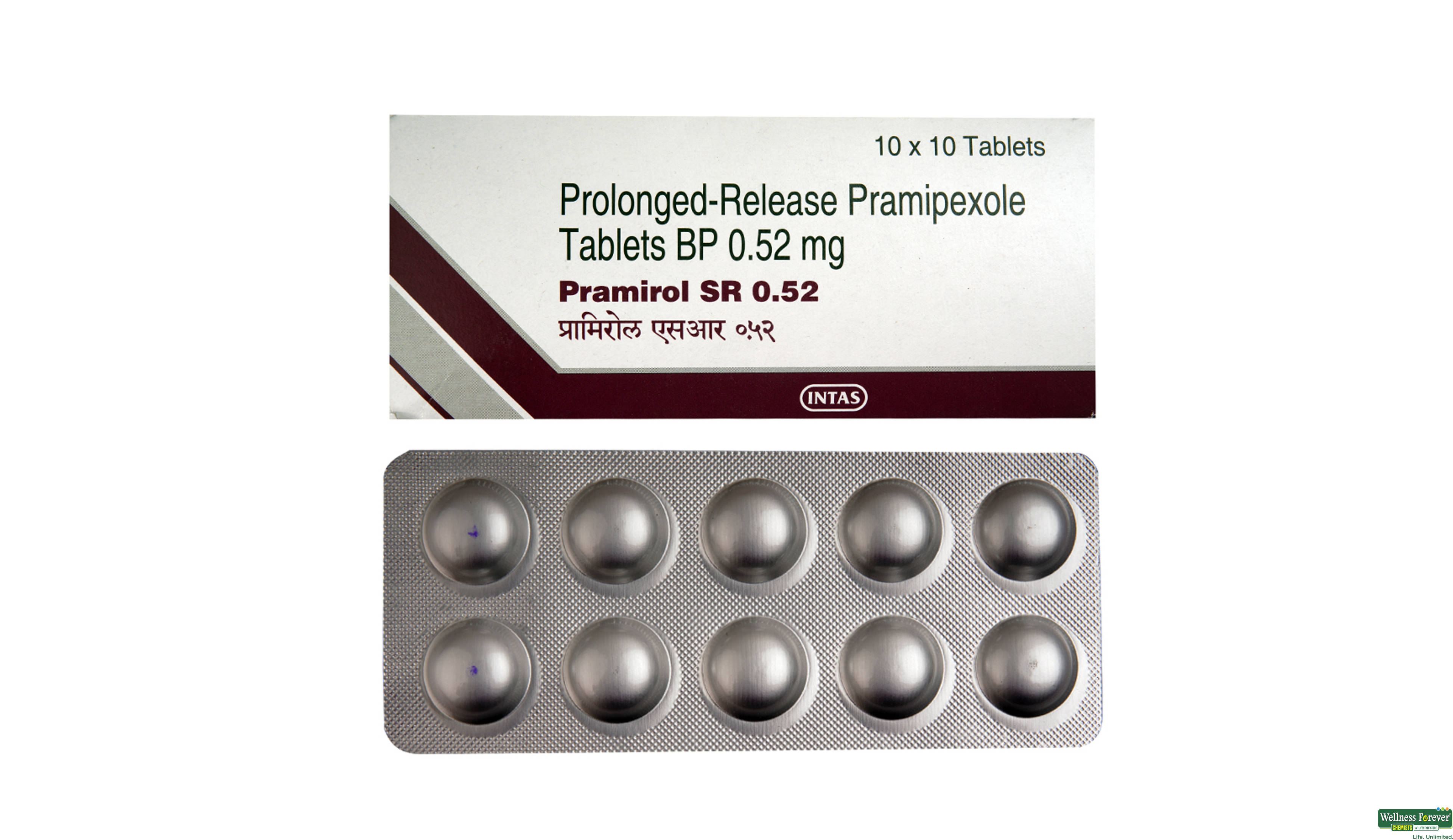 PRAMIROL-SR 0.52MG 10TAB- 1, 10TAB, null