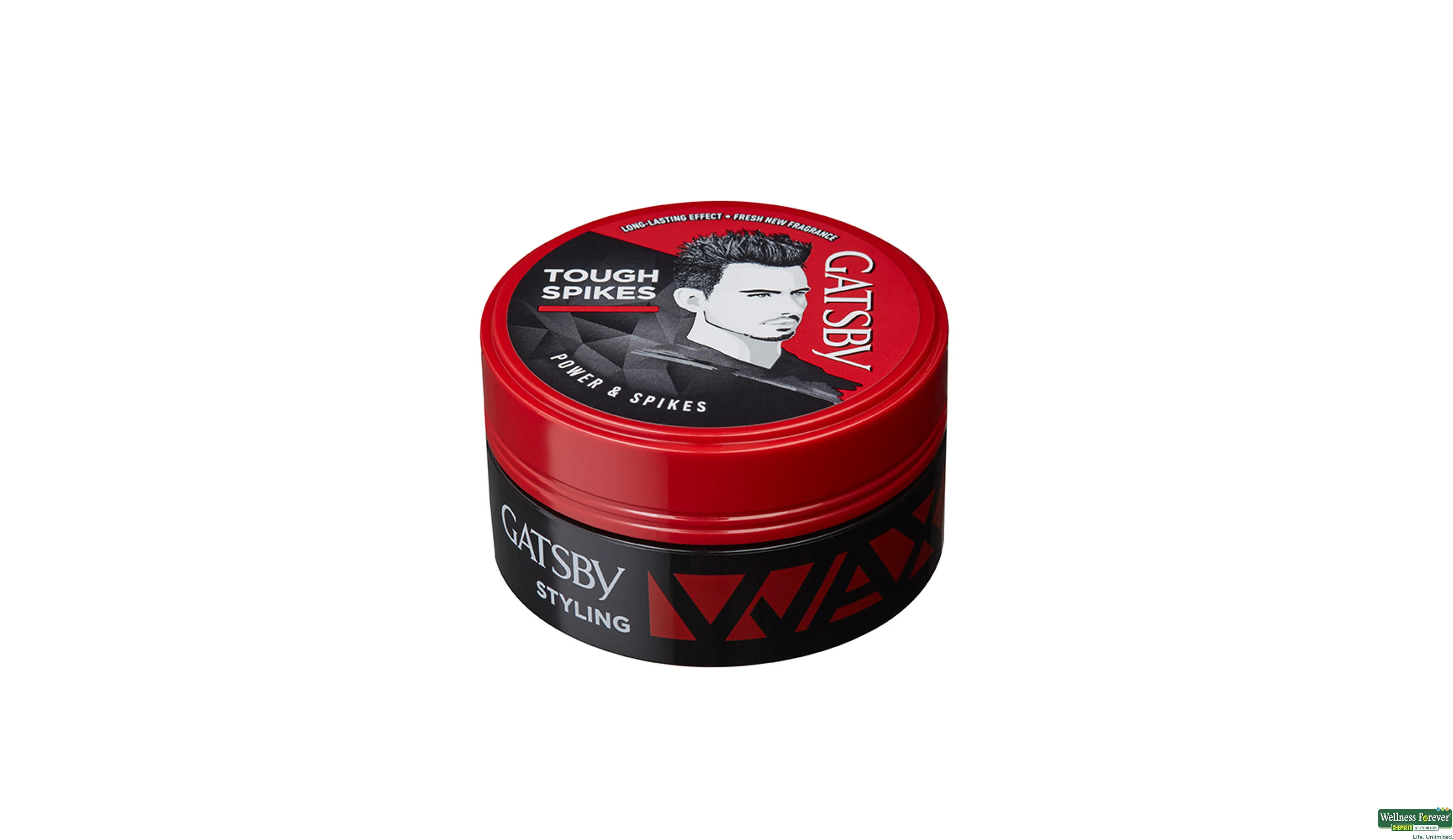 GATSBY HR/CRM STYL WAX POWER/SPIKE 75GM- 2, 75GM, 