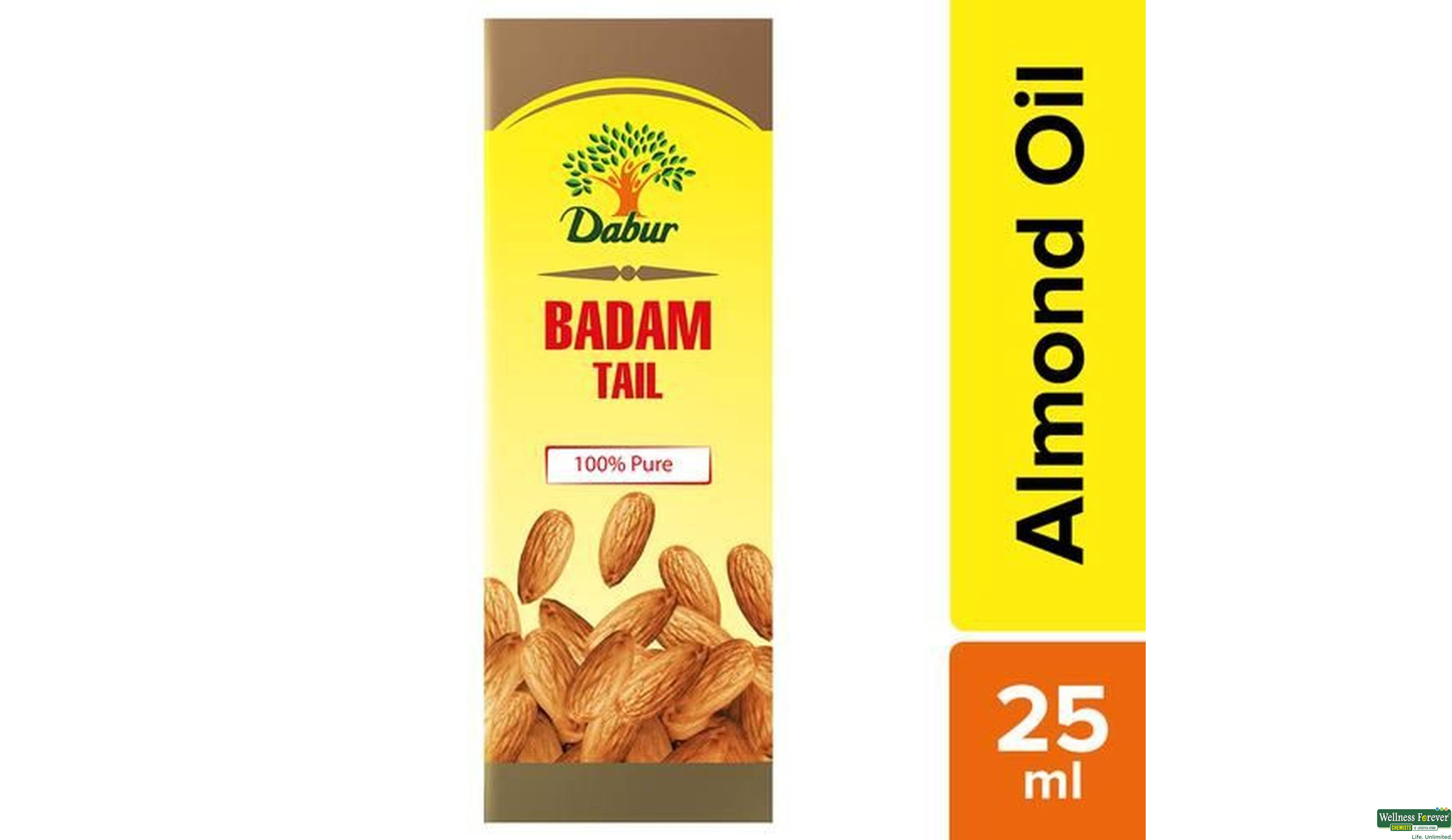 DABUR BADAM TAIL 25ML- 1, 25ML, 