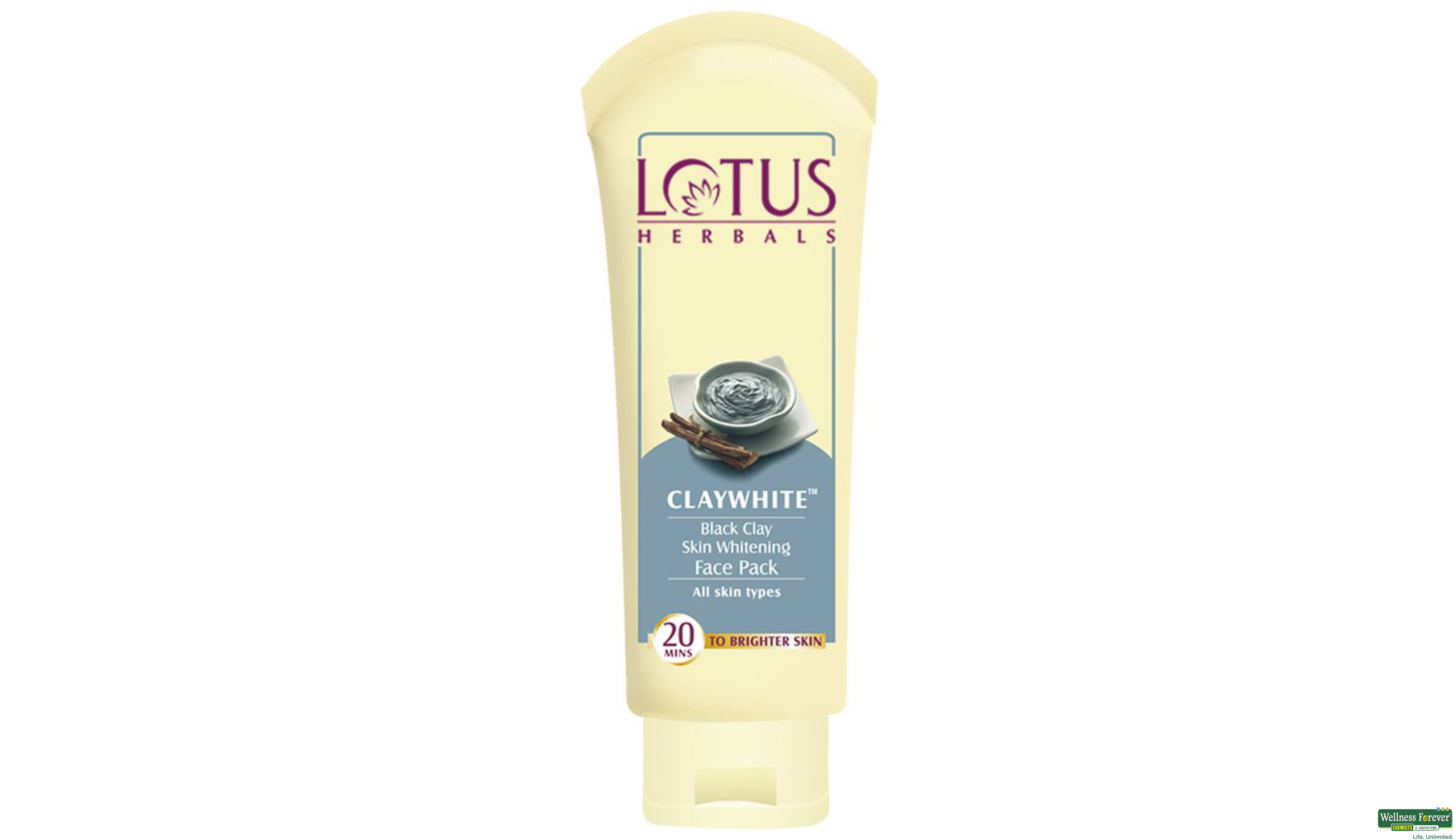 LOTUS F/PACK CLAYWHITE 60GM- 1, 60GM, 