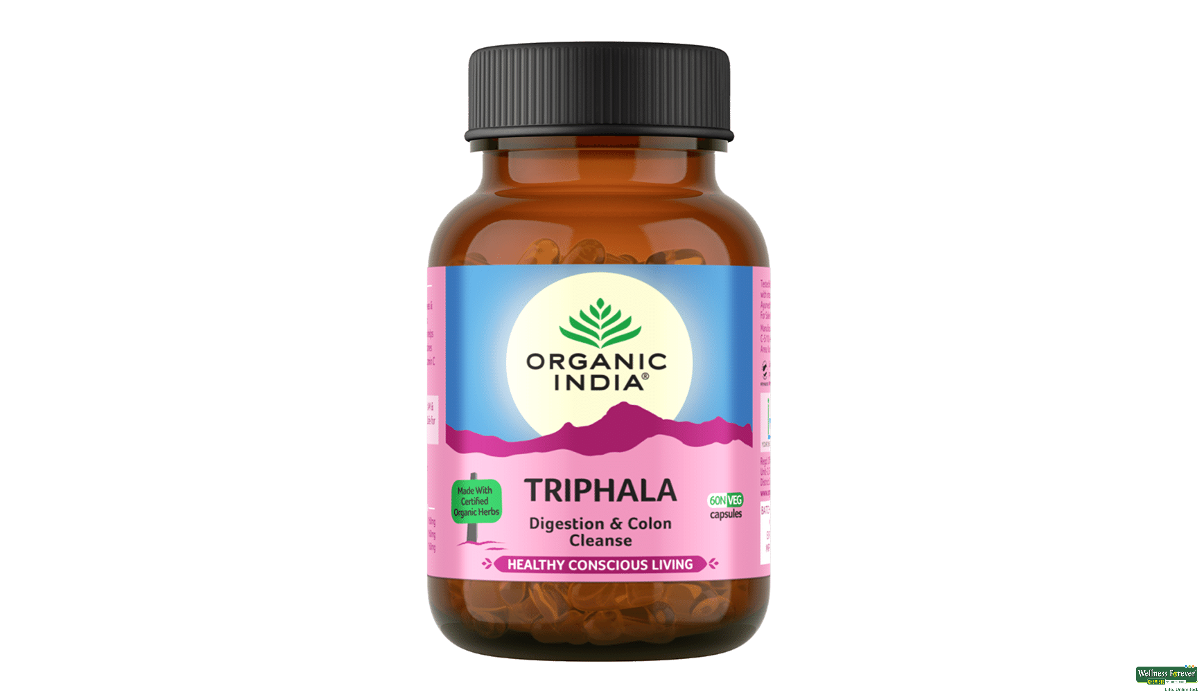 ORGANIC INDIA TRIPHALA 60CAP- 1, 60CAP, 