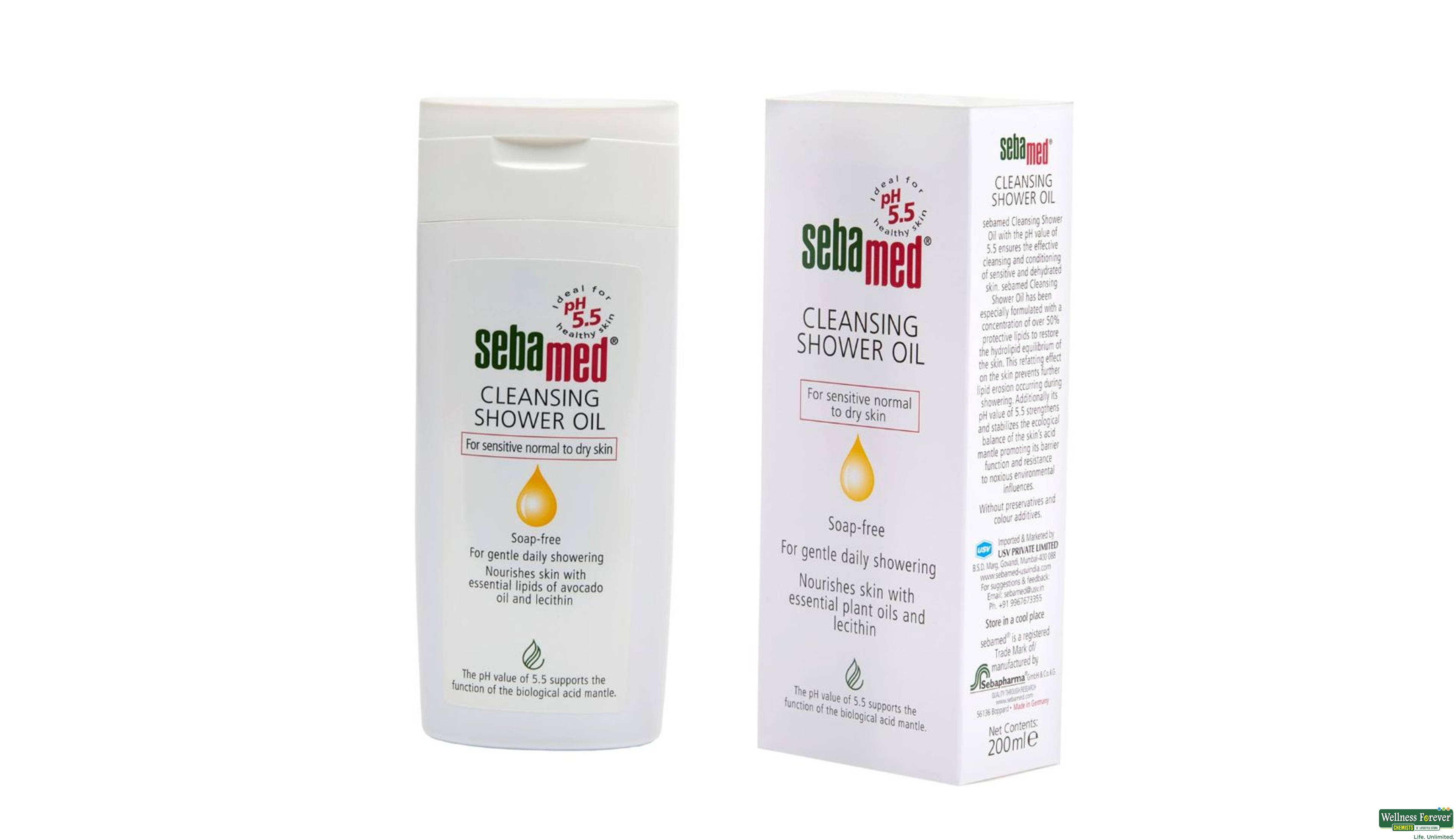 SEBAMED S/OIL CLEANSING 200ML- 4, 200ML, null