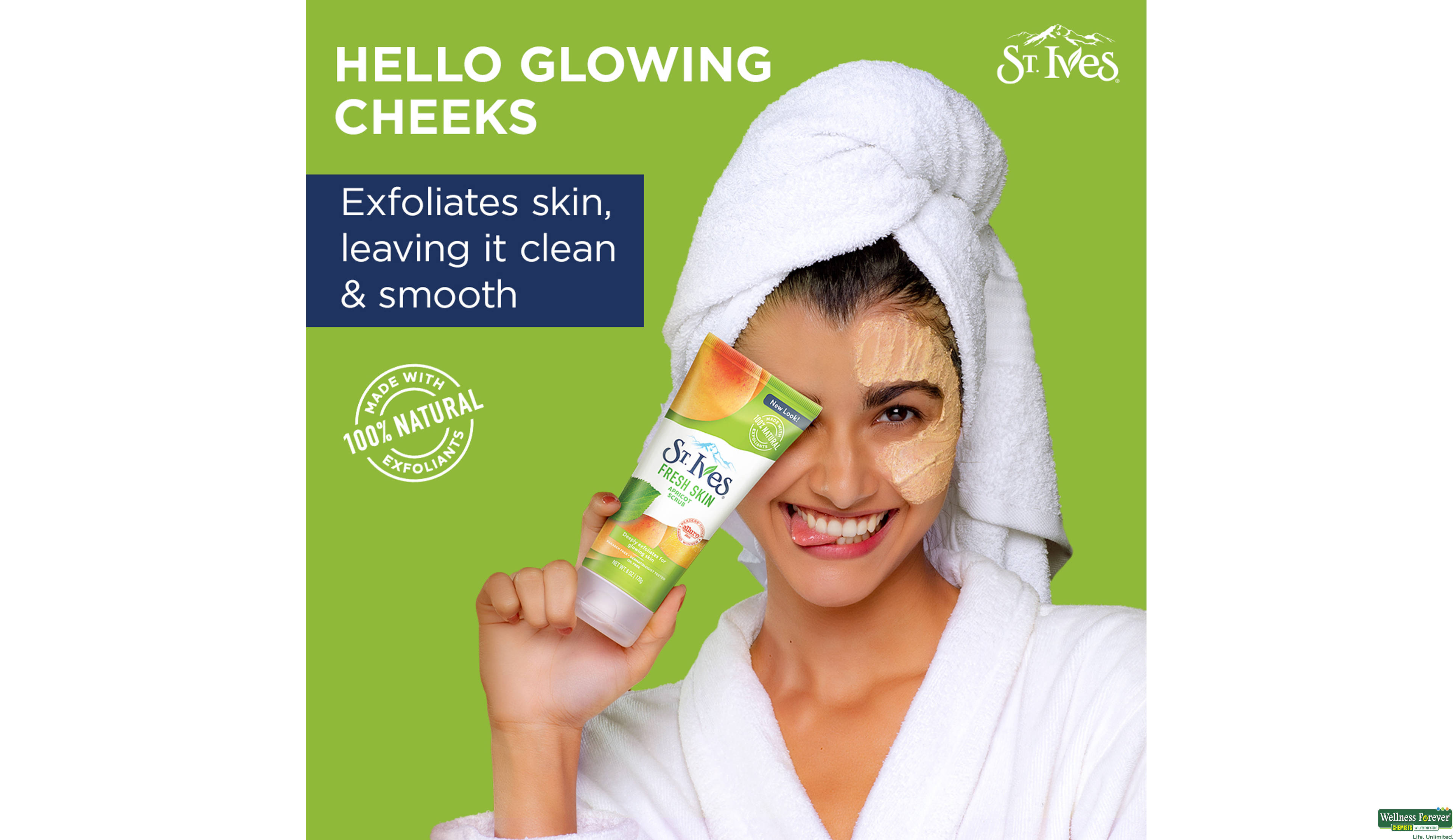 ST IVES F/SCRUB APRICOT 170GM- 8, 170GM, null
