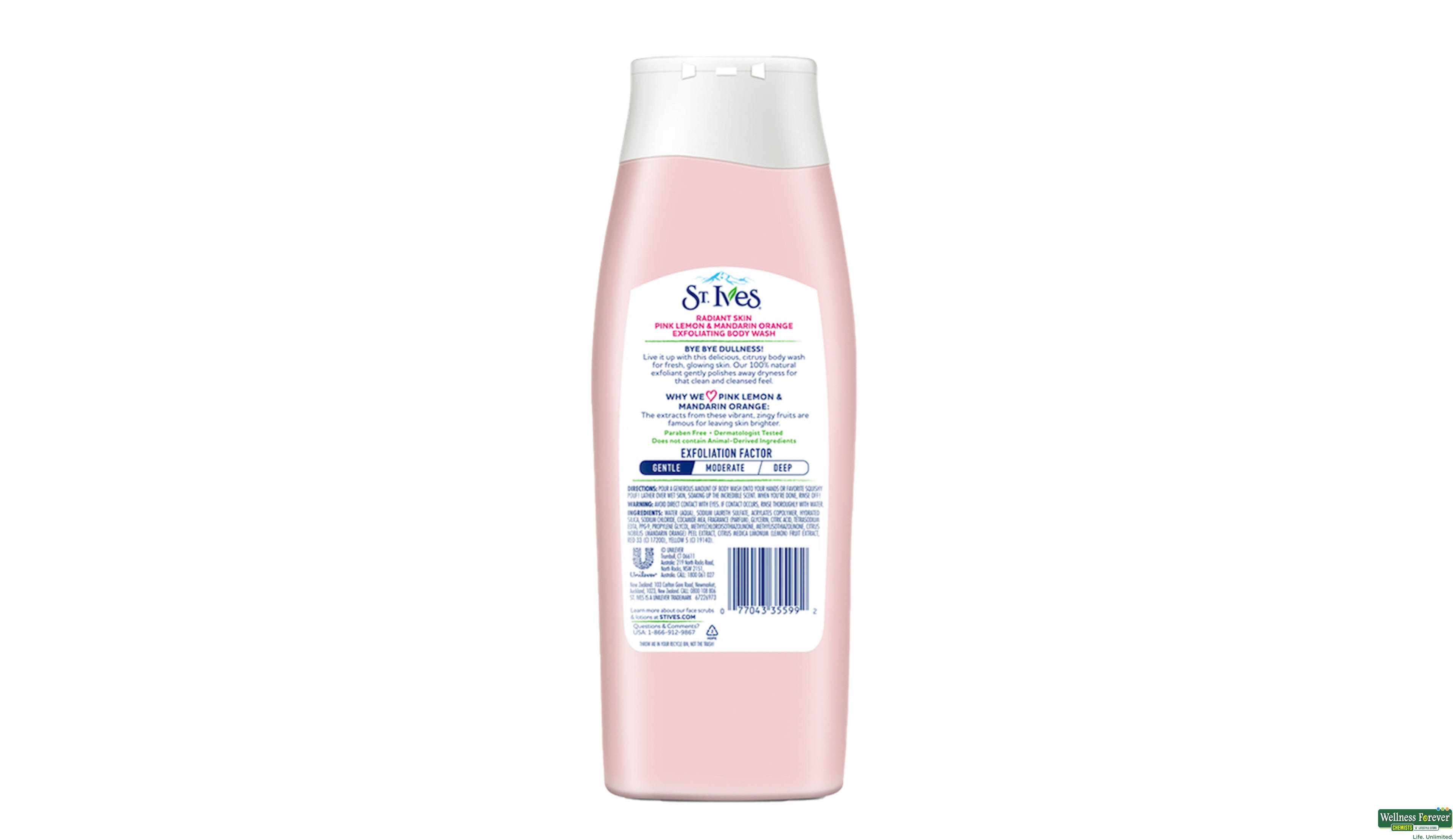 ST IVES B/WASH RADIANT SKIN 400ML- 3, 400ML, null