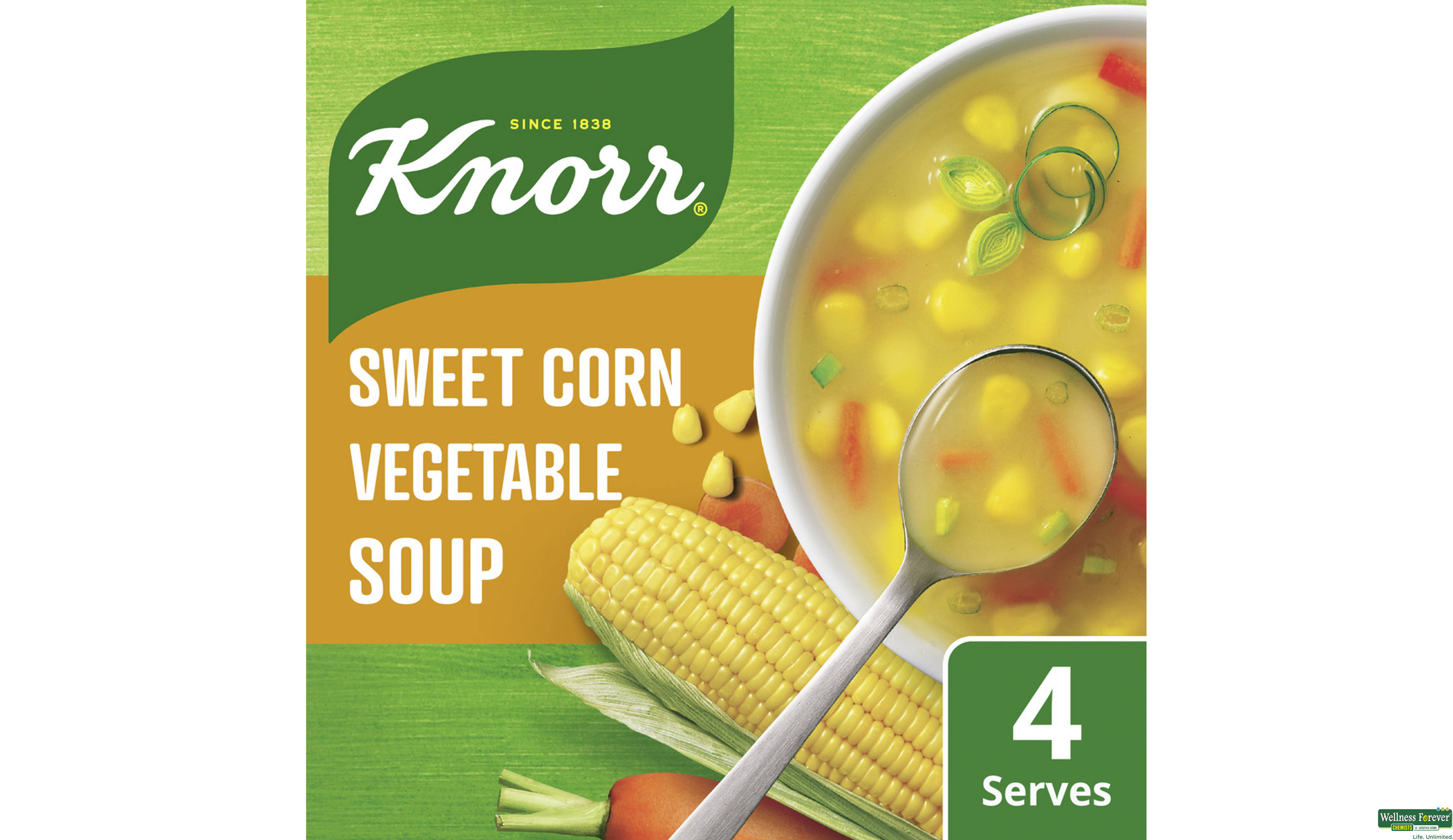 KNORR SOUP SWEET CORN VEG 42GM- 1, 44GM, 