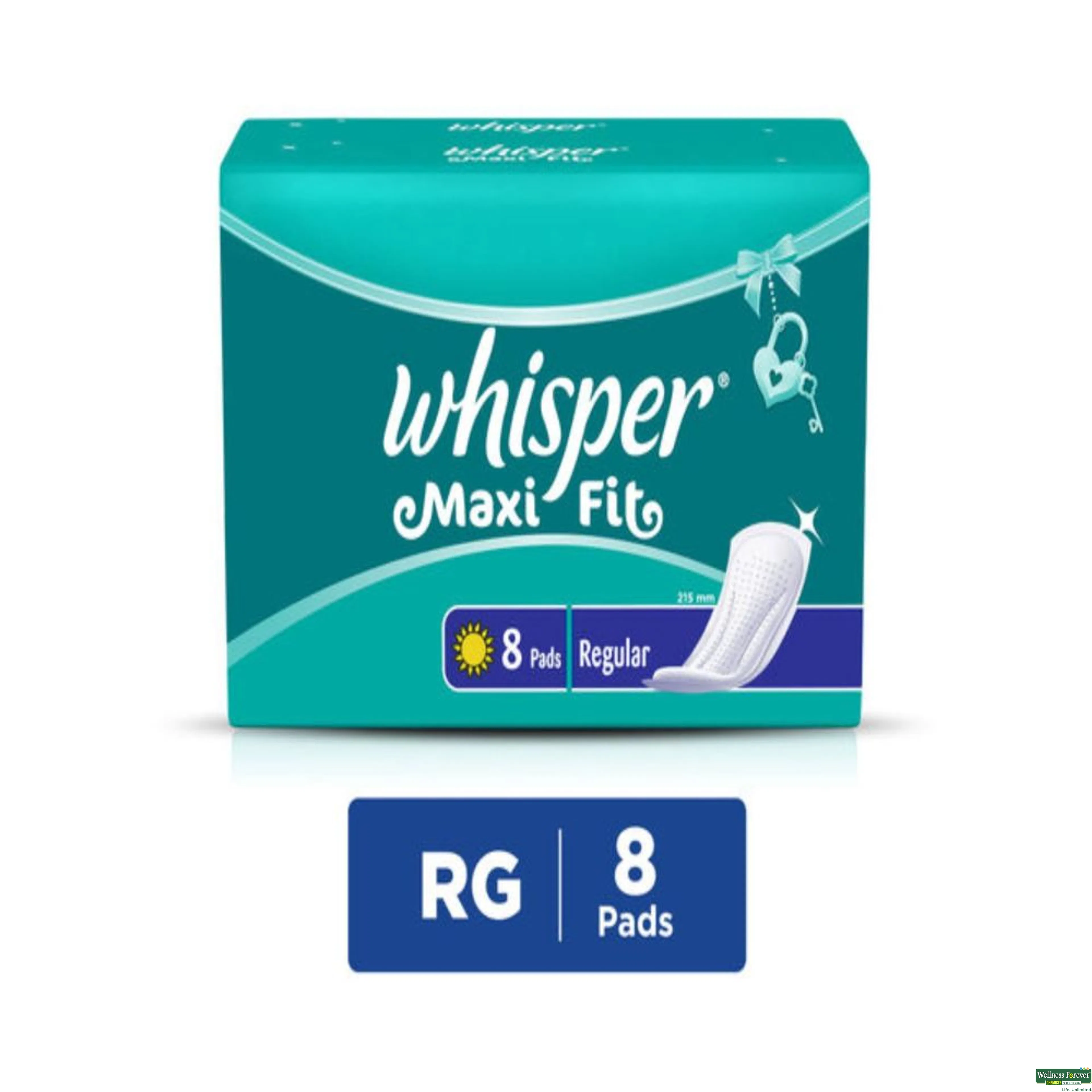 WHISPER SA/PADS MAXI FIT REG 8PC-image