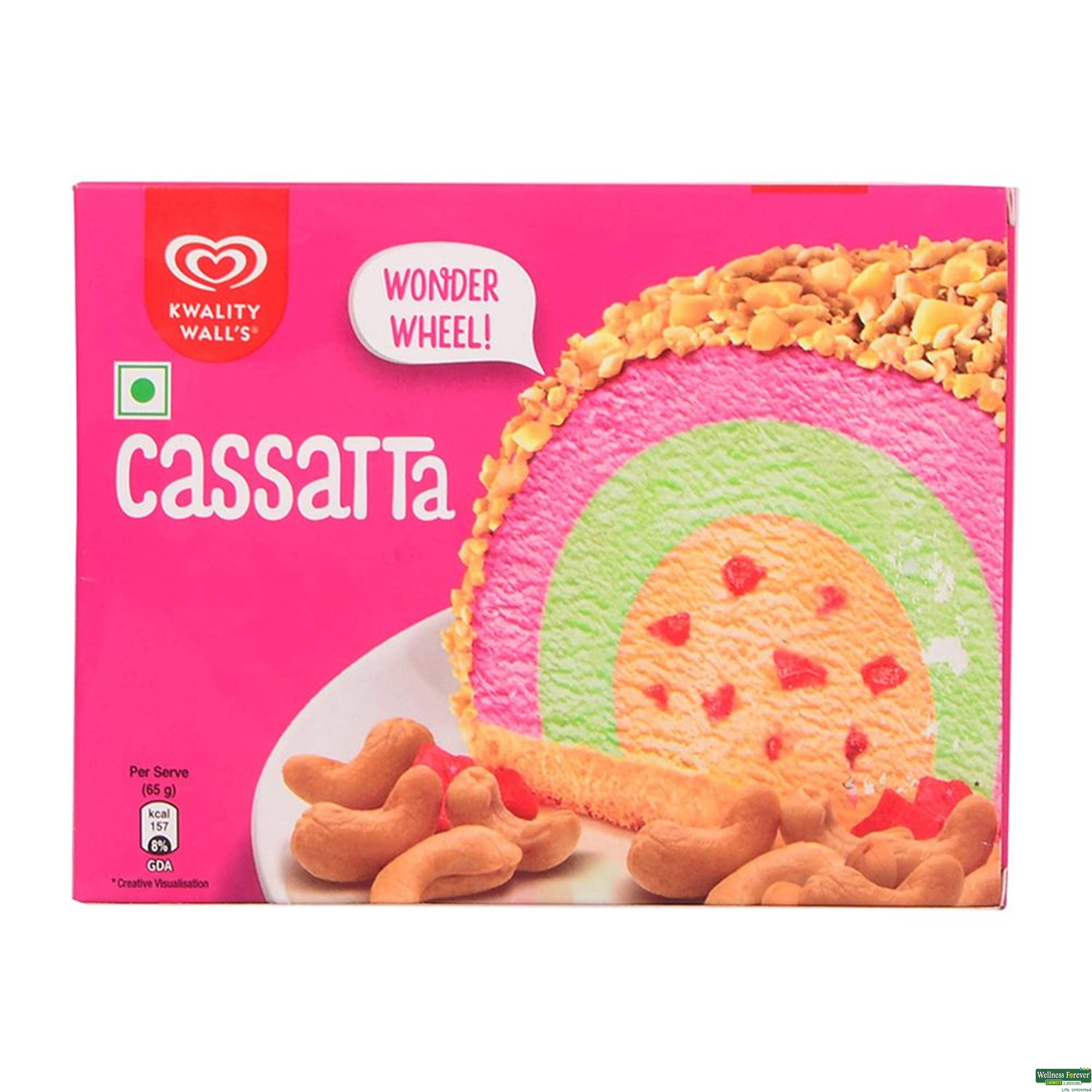 Kwality Wall's Cassatta Slice Ice Cream, 125 ml-image