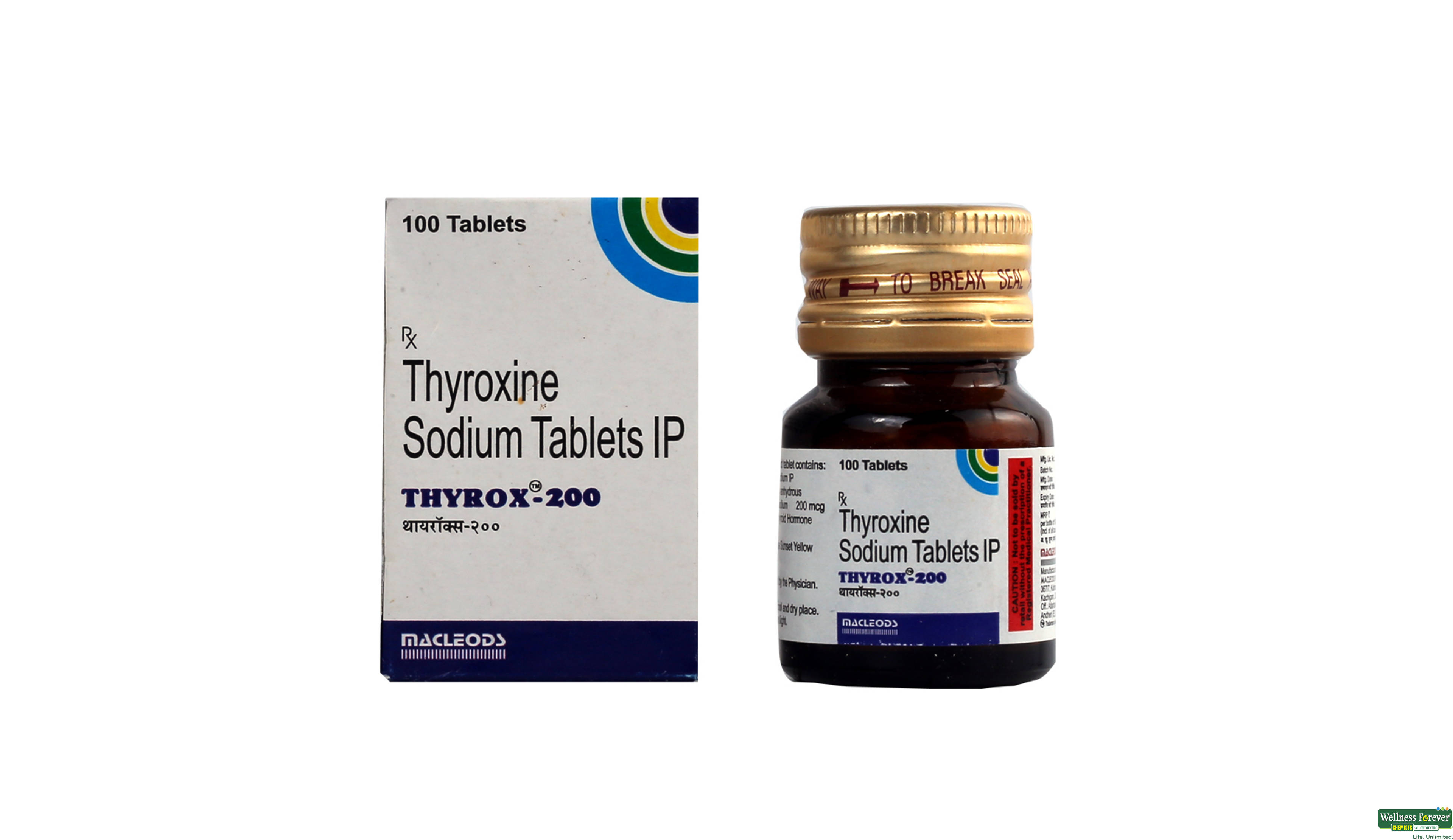 THYROX 200MCG 100TAB ##- 1, 100TAB, 