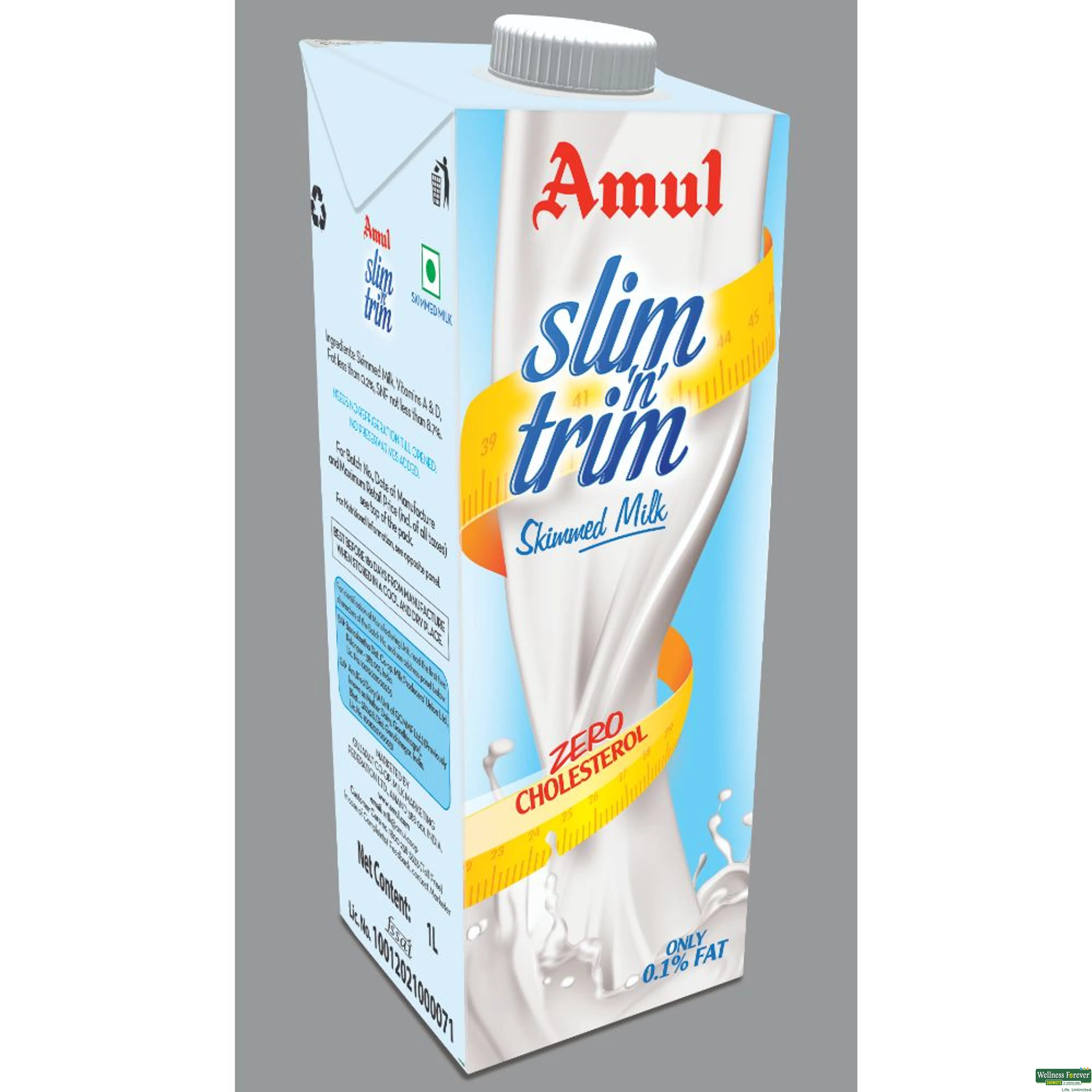 AMUL MILK SLIM/TRIM 1LTR-image