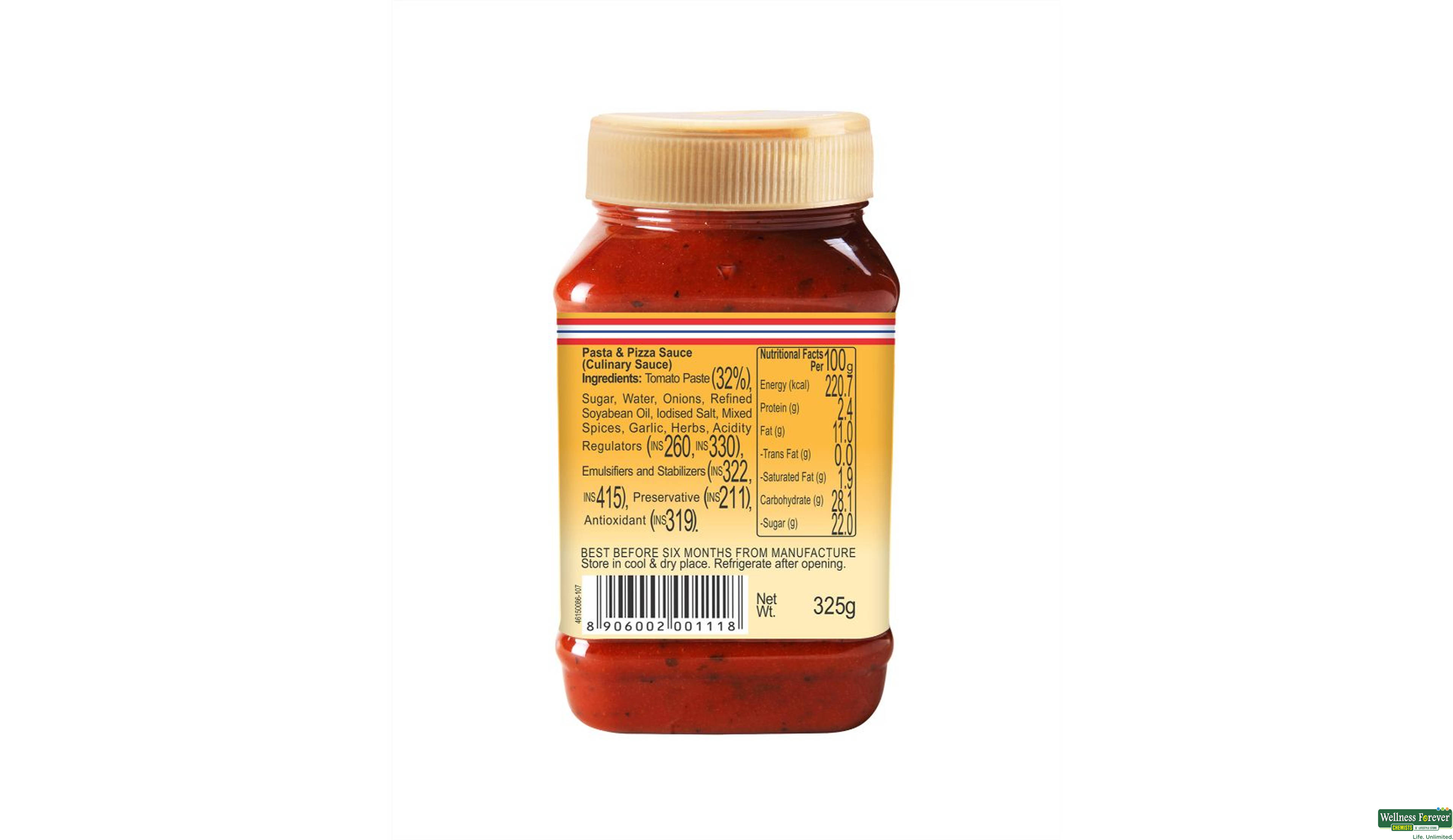 FUN FOOD SAUCE PASTA PIZZA 325GM- 3, 325GM, 