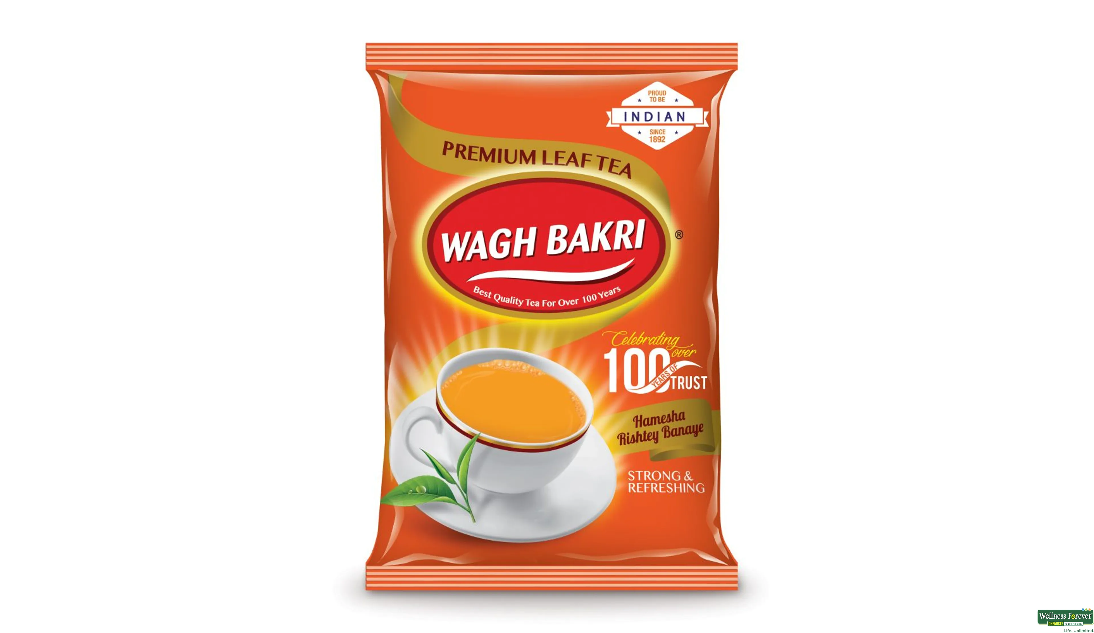 WAGH BAKRI TEA 250GM- 1, 250GM, null