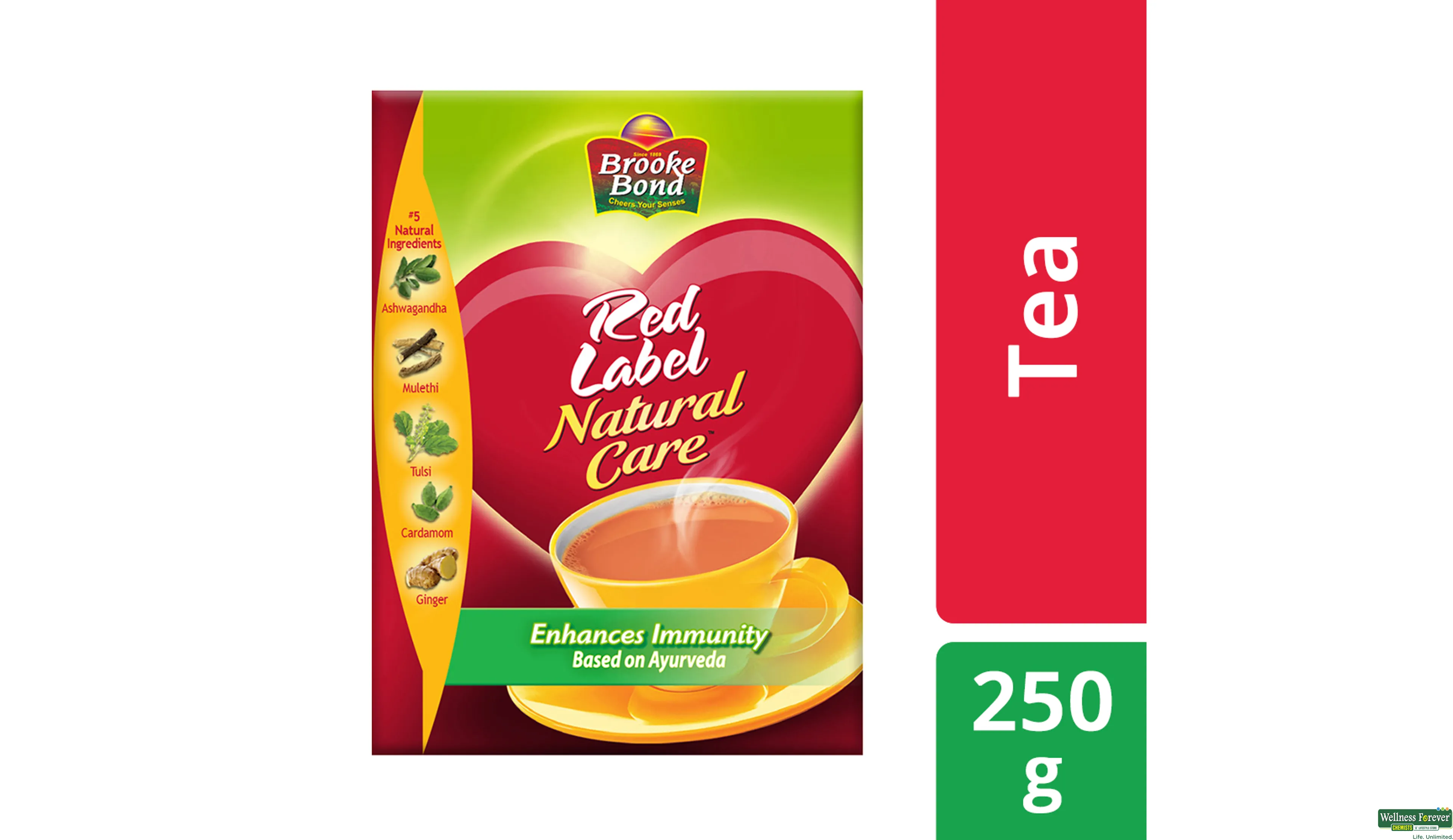 BRO TEA RED LABEL NATURE BOX 250GM- 1, 250GM, null