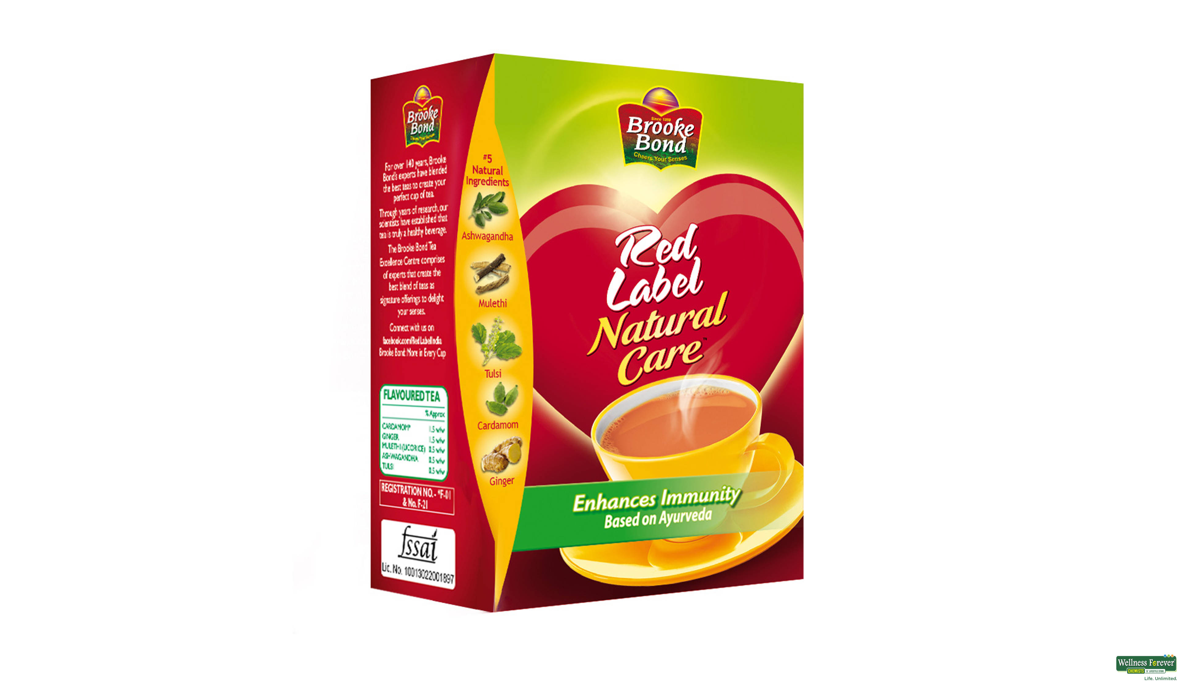 BRO TEA RED LABEL NATURE BOX 250GM- 2, 250GM, null