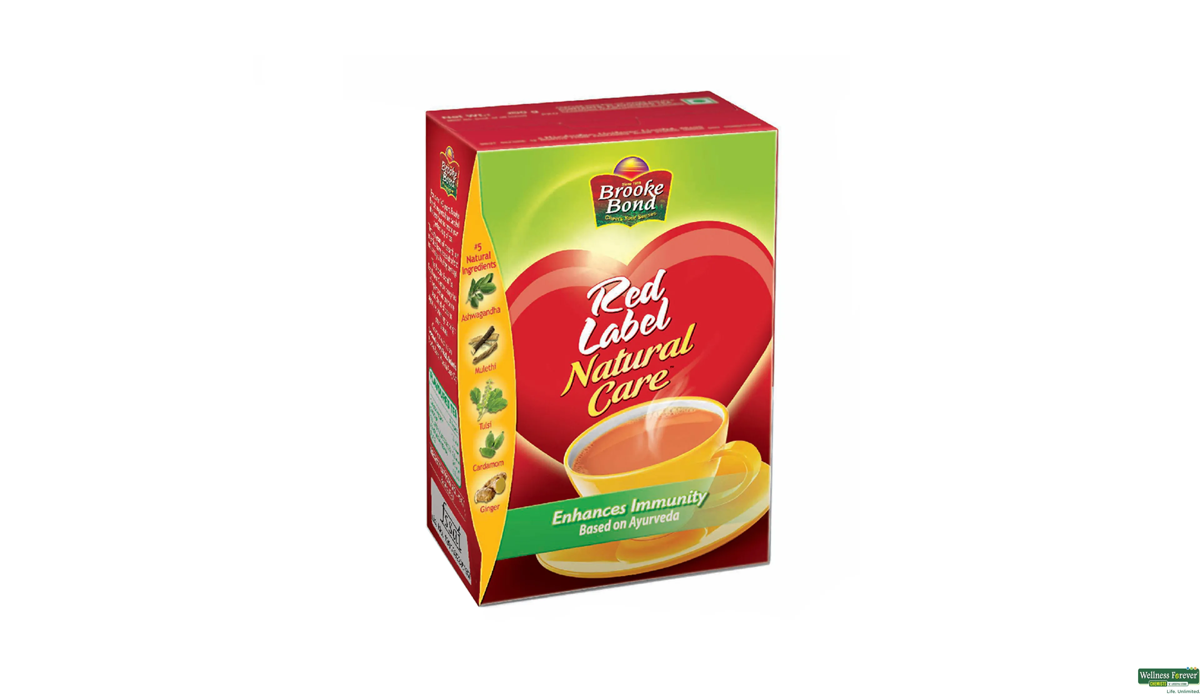 BRO TEA RED LABEL NATURE 100GM- 2, 100GM, null