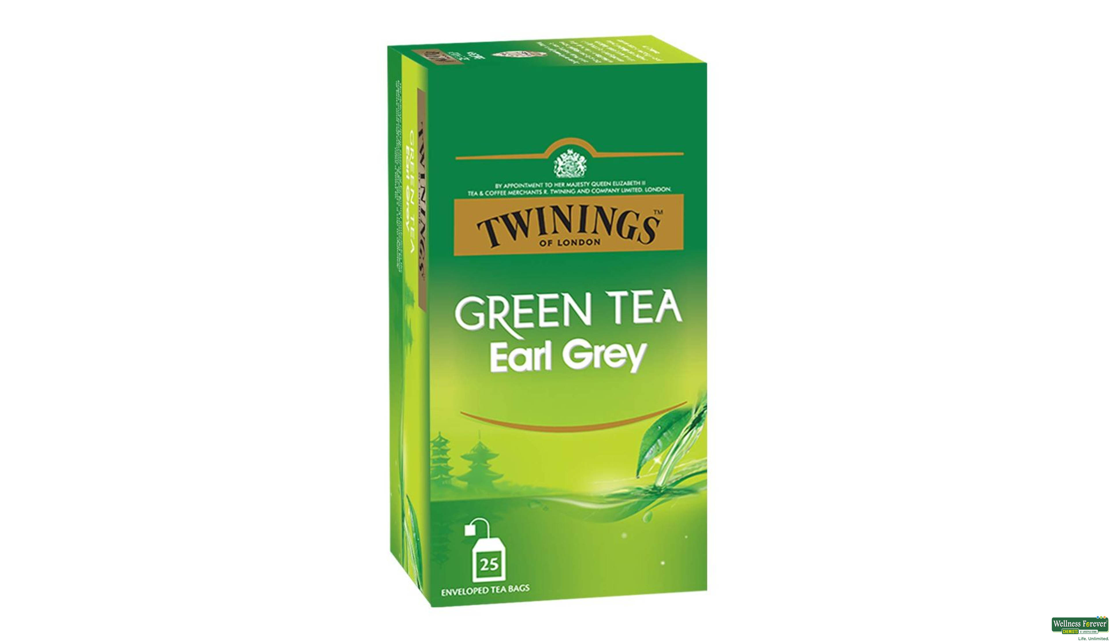 TWININGS GR/TEA EARL GREY 25BAGS- 1, 25BAGS, null