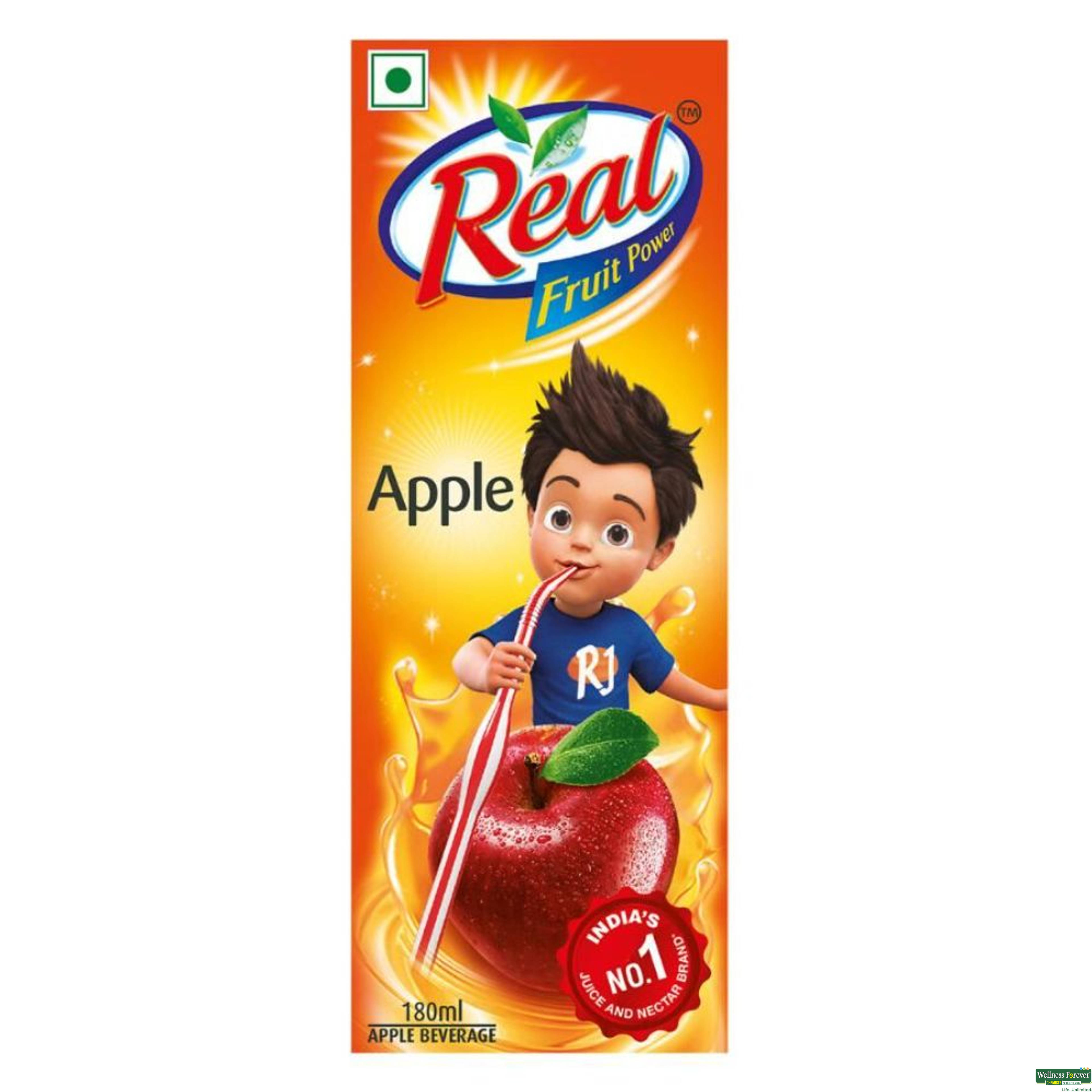 REAL JUICE APPLE 180ML-image