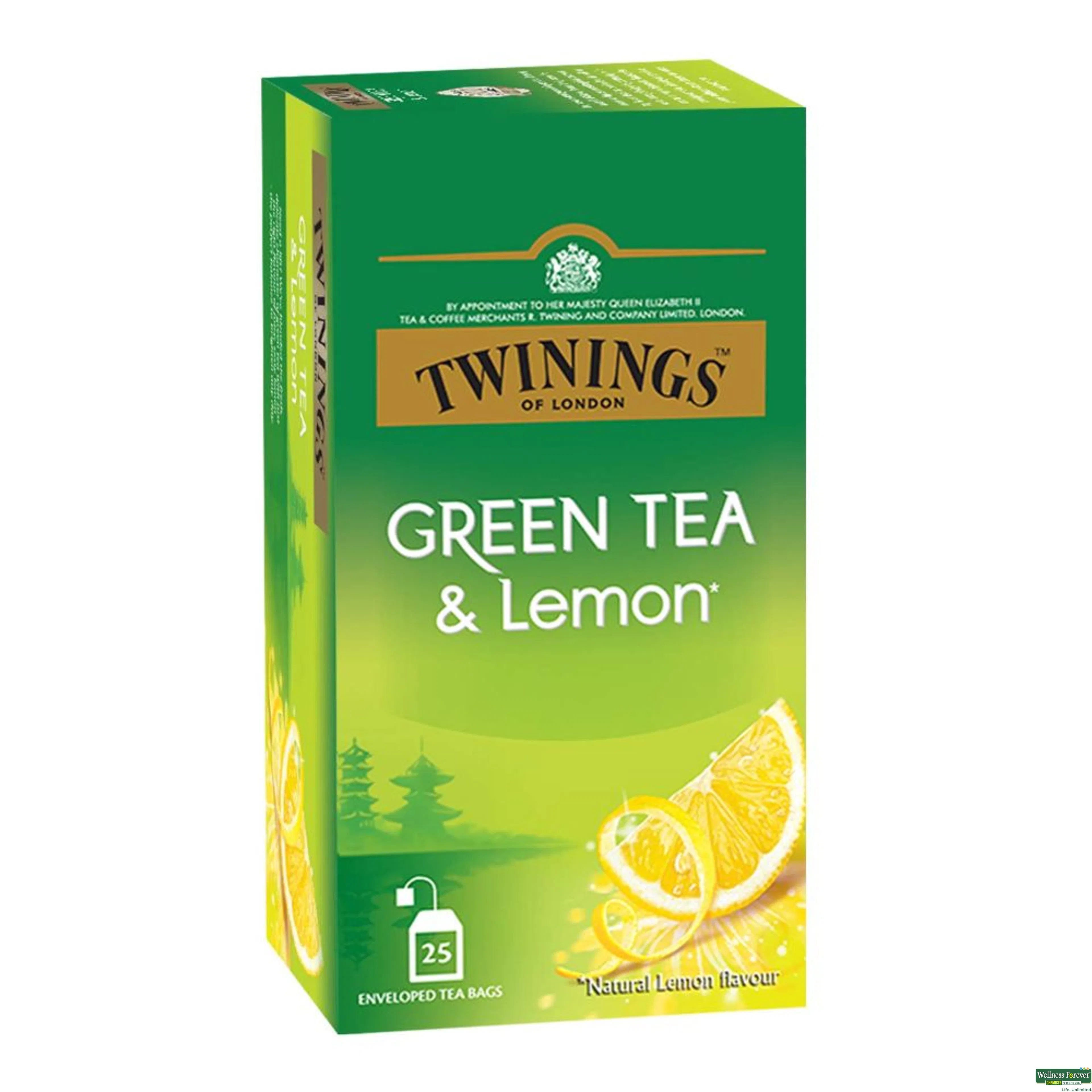 TWININGS GR/TEA LEMON 25BAGS-image