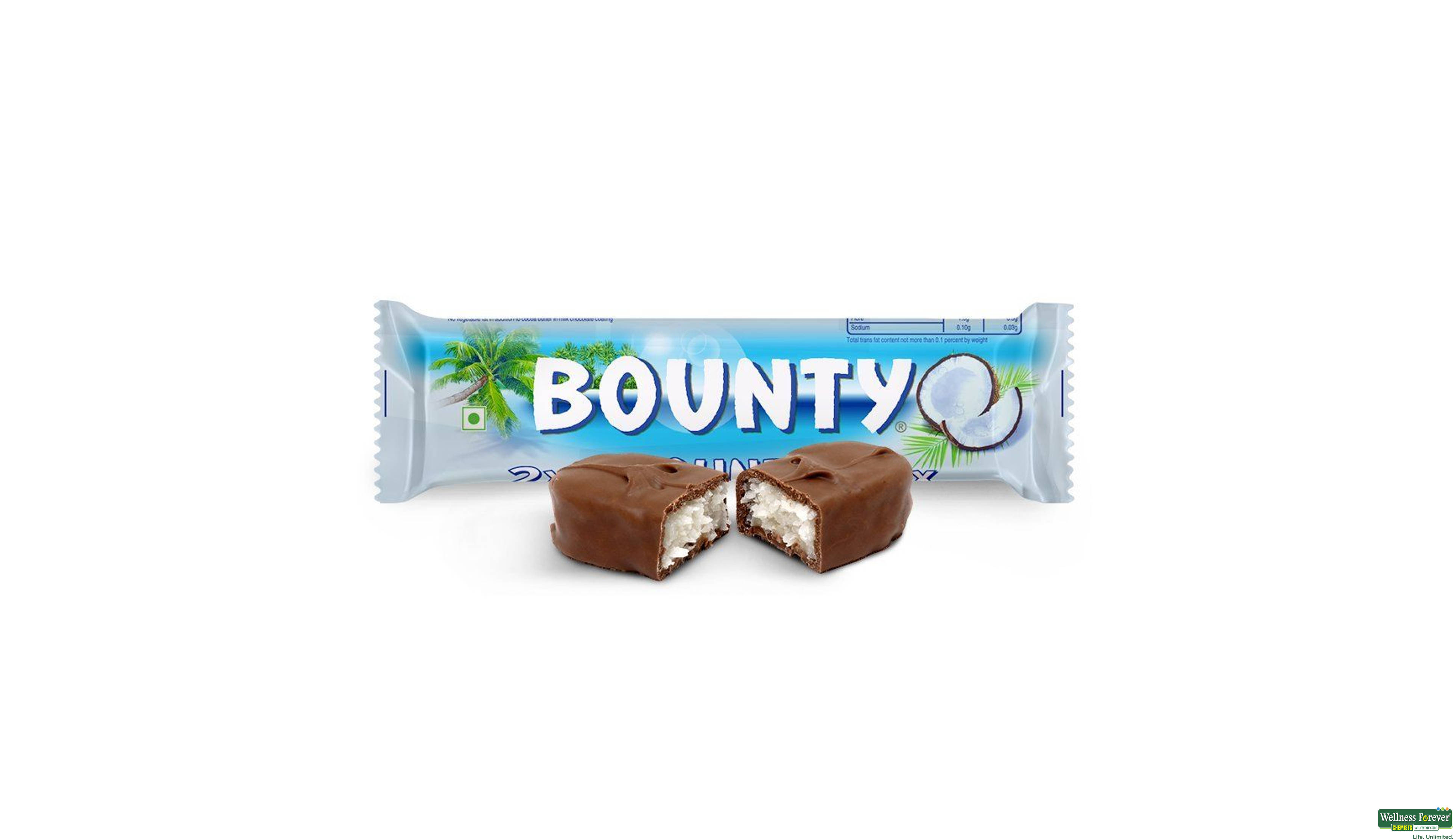 BOUNTY CHOC BAR 57GM- 2, 57GM, 