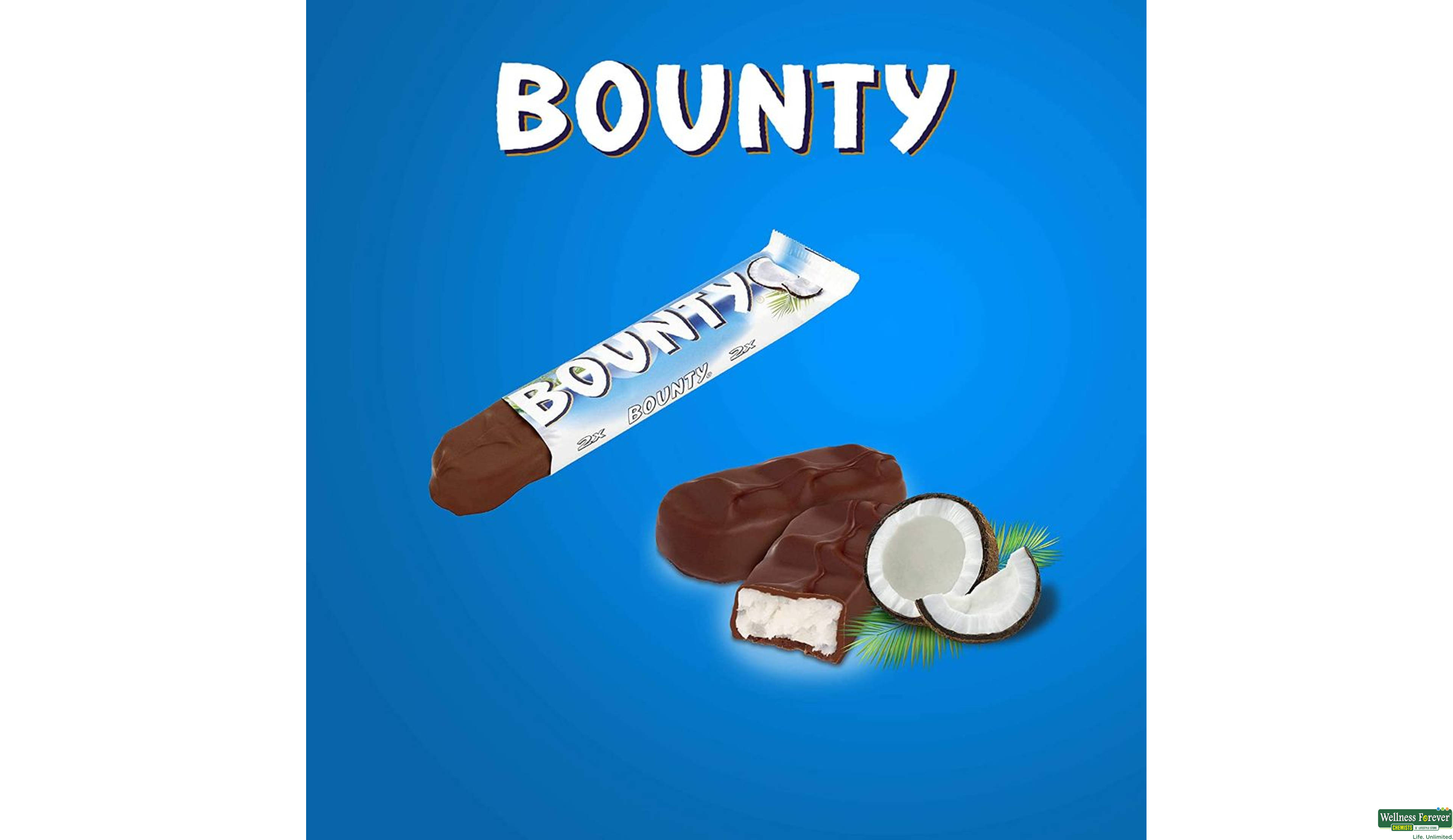 BOUNTY CHOC BAR 57GM- 3, 57GM, 