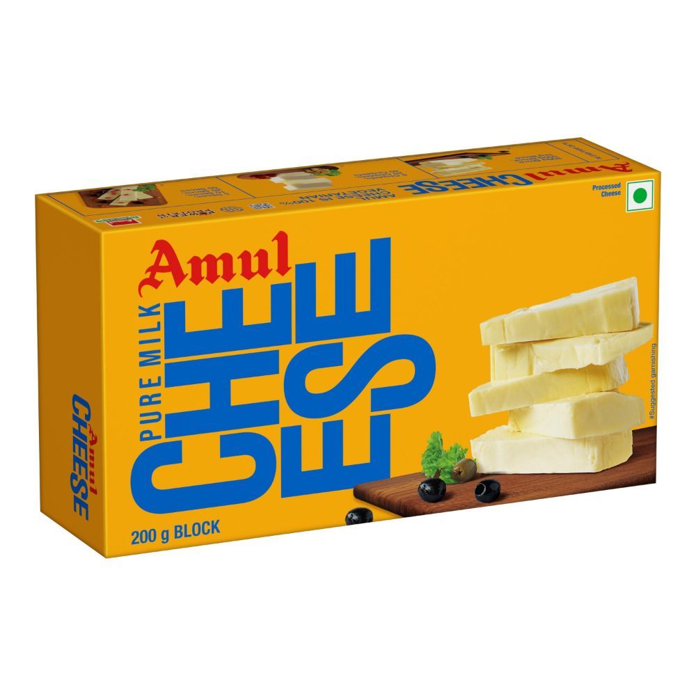 Buy Amul Processed Cheese Block, 200 g Online at Best Prices Wellness