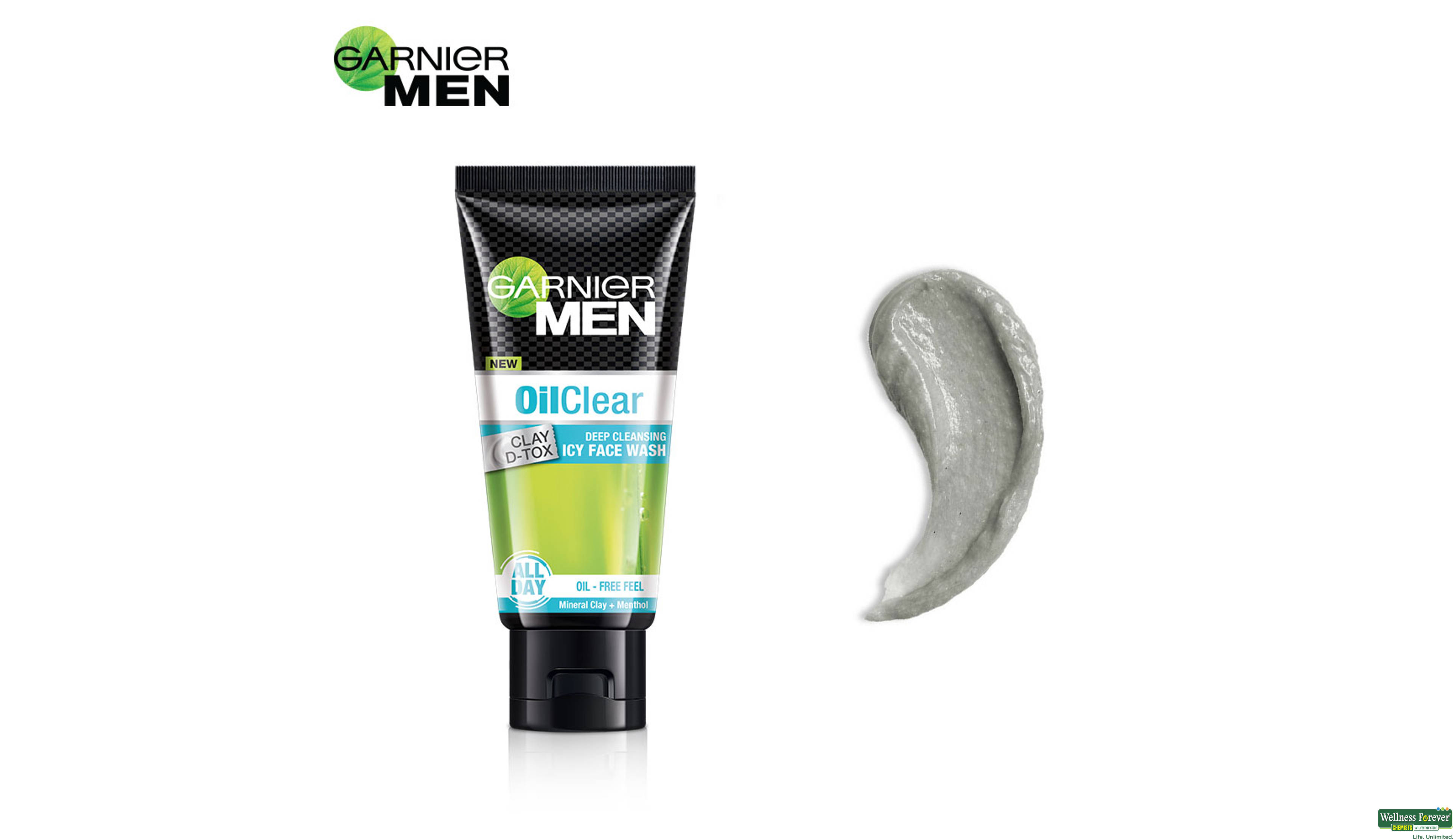 GARN F/WASH MEN OIL CLEAR 50GM- 5, 50GM, 