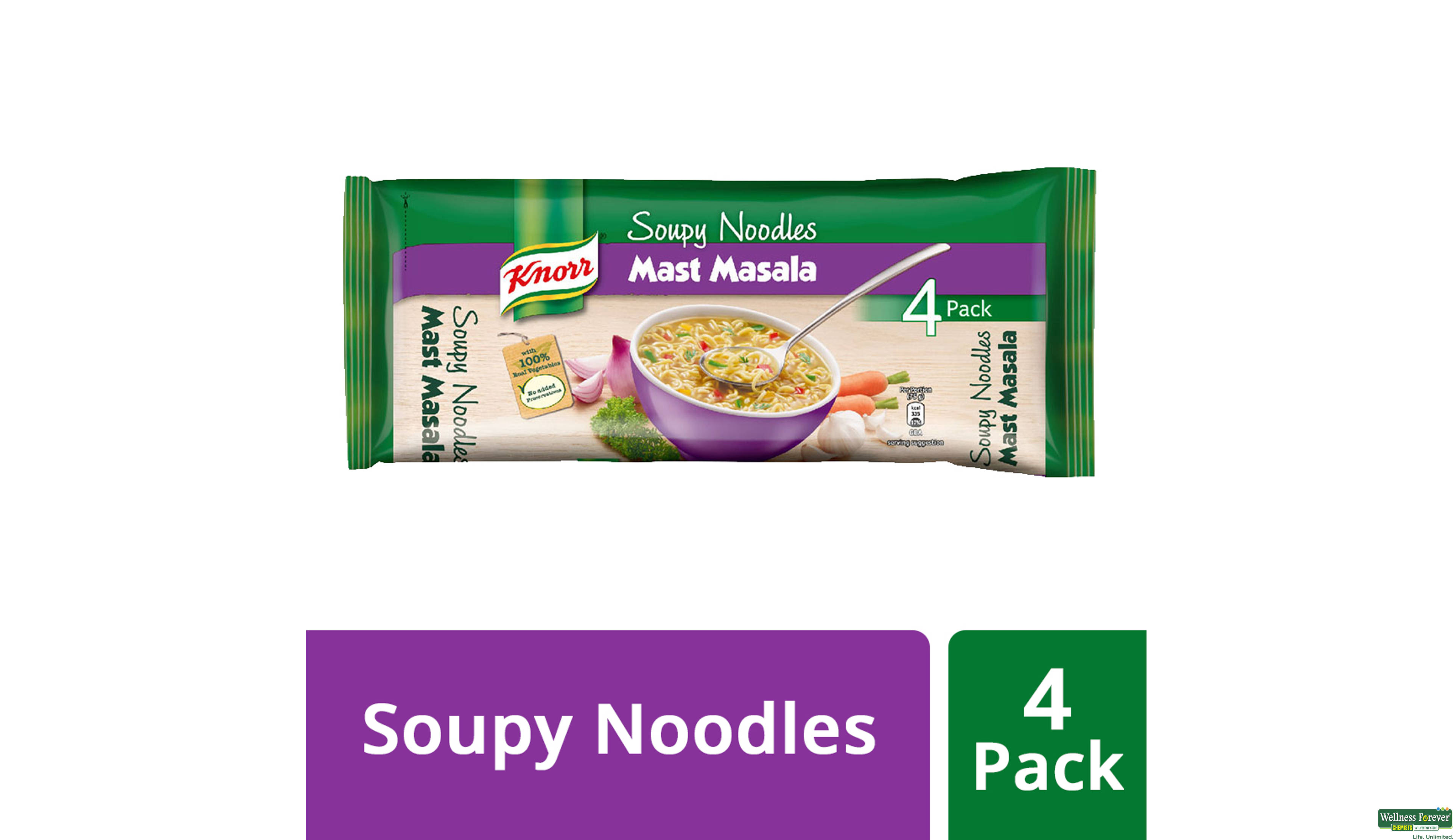 KNORR SOUPY NOODLE MASALA 280GM- 1, 240GM, 