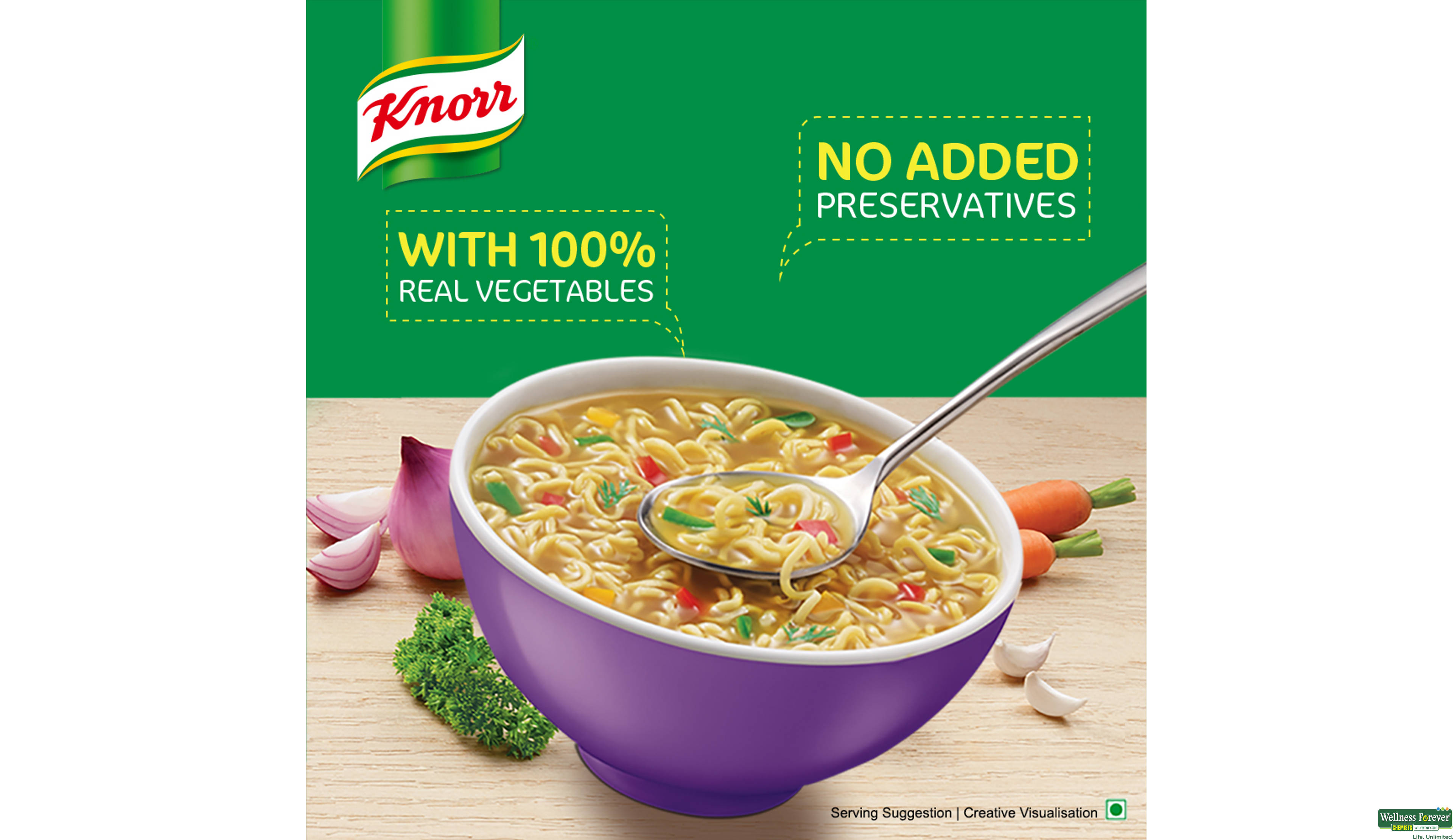 KNORR SOUPY NOODLE MASALA 280GM- 4, 240GM, 