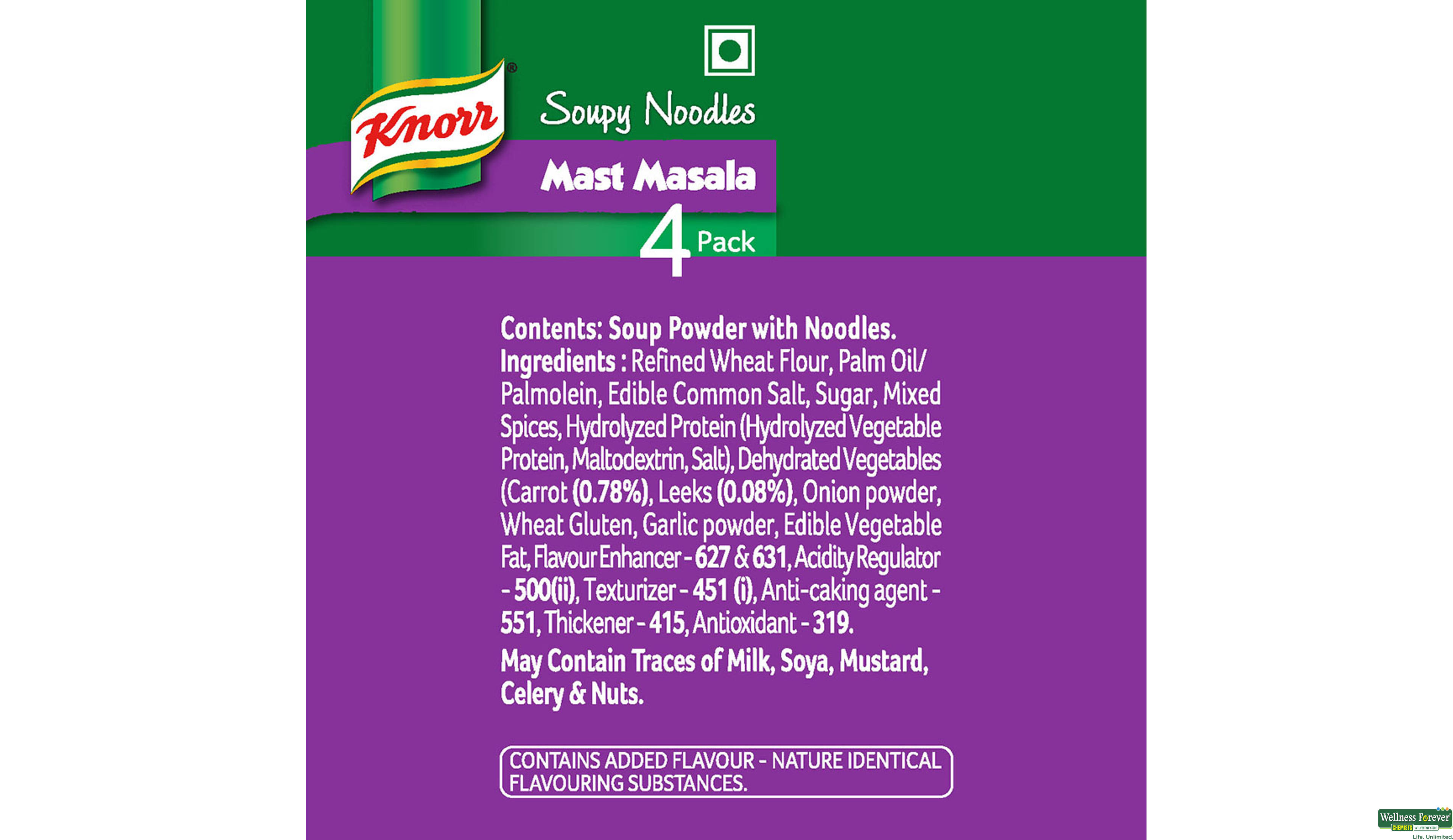 KNORR SOUPY NOODLE MASALA 280GM- 7, 240GM, 