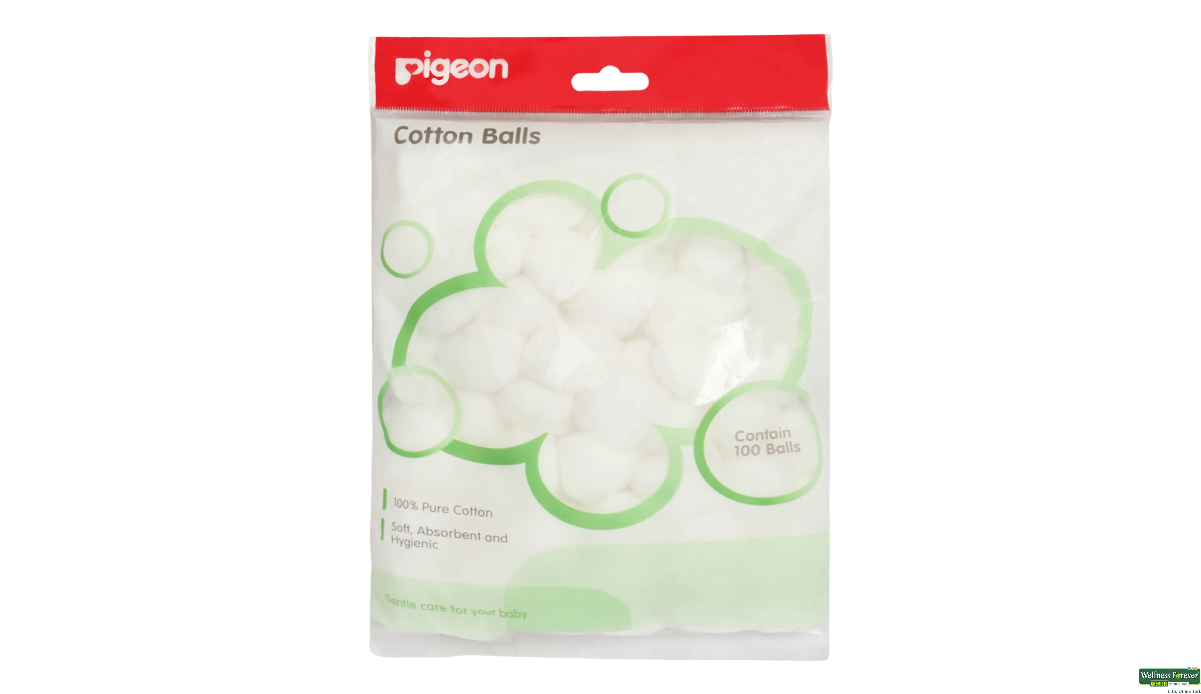 PIGEON COTTON BALLS 100PC