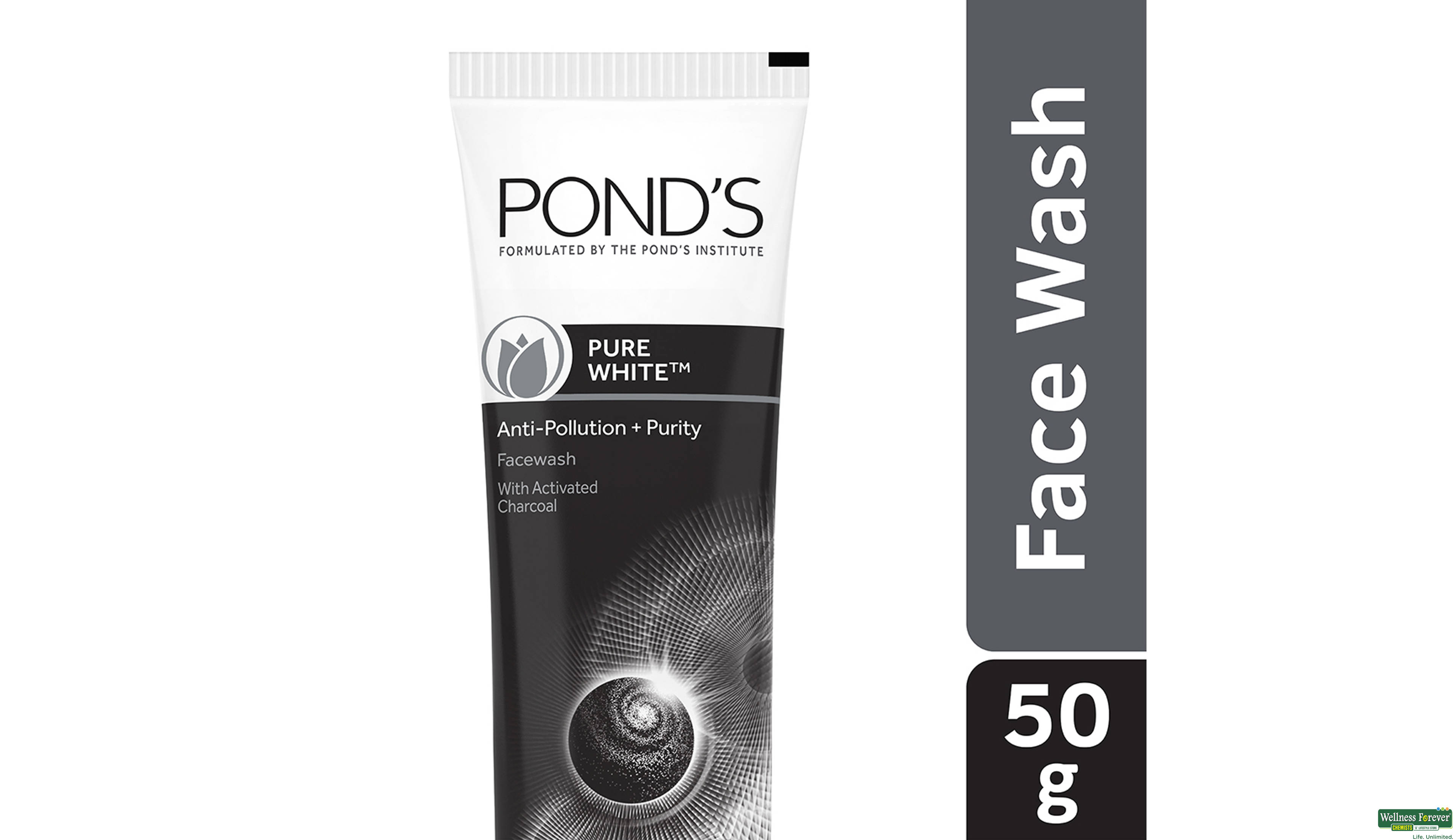 PONDS F/WASH PURE DETOX 50GM- 1, 50GM, null