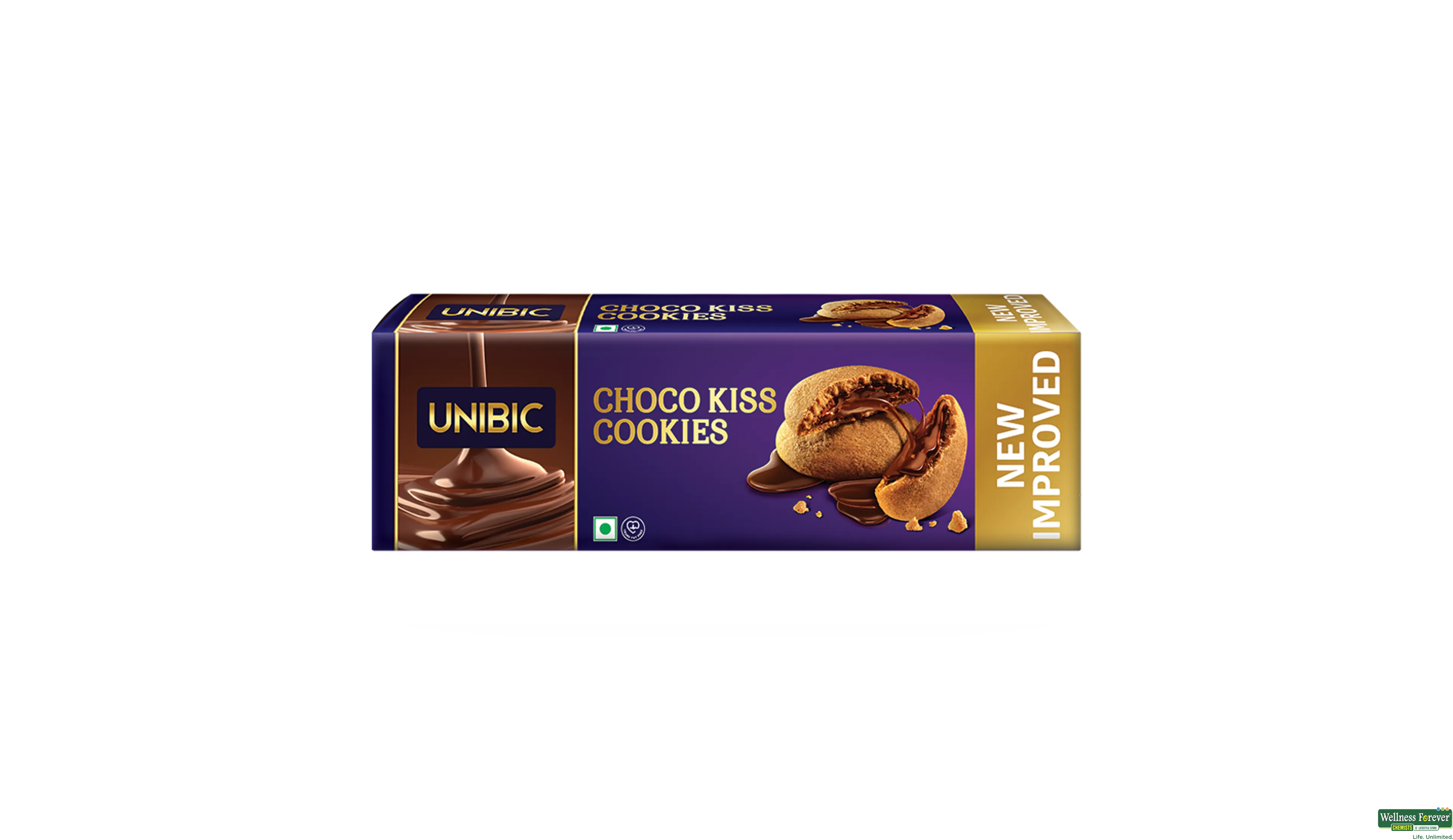 UNIBIC COOKIES CHOCO KISS 75GM- 1, 75GM, null