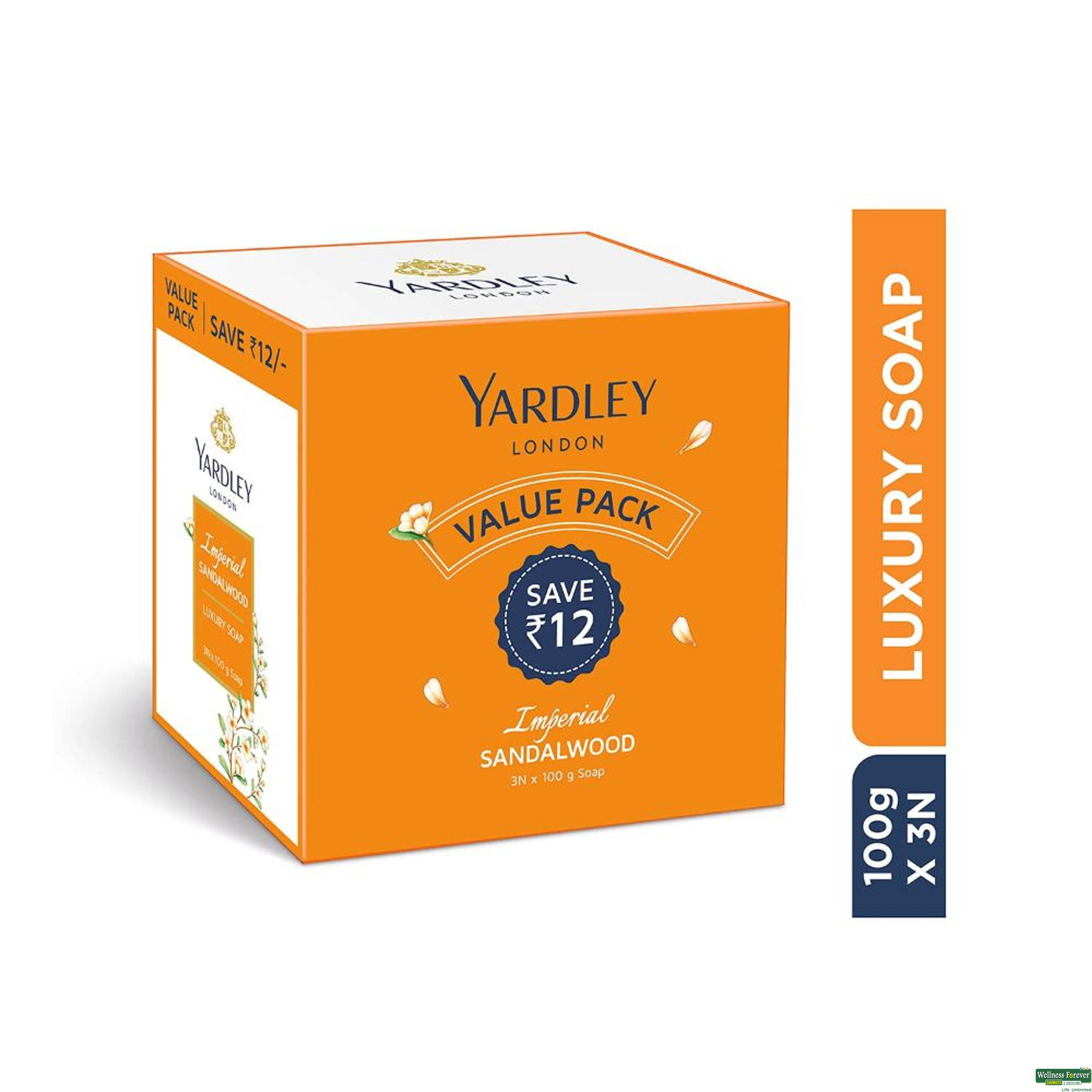 Yardley London Sandalwood Luxury Soap, 100 g-image