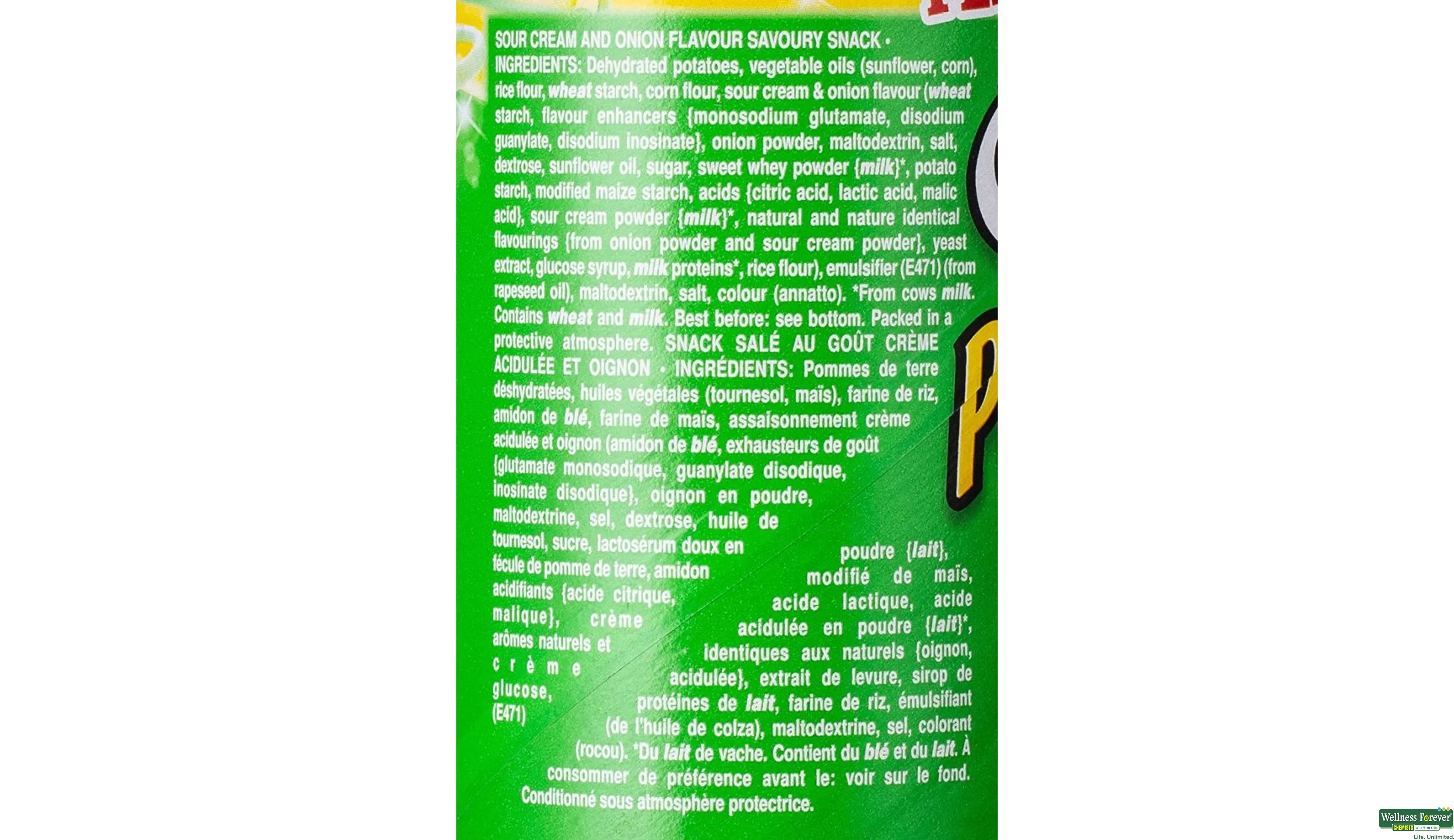 PRINGLES CHIPS SOUR CRM ONION 181GM- 2, 181GM, null