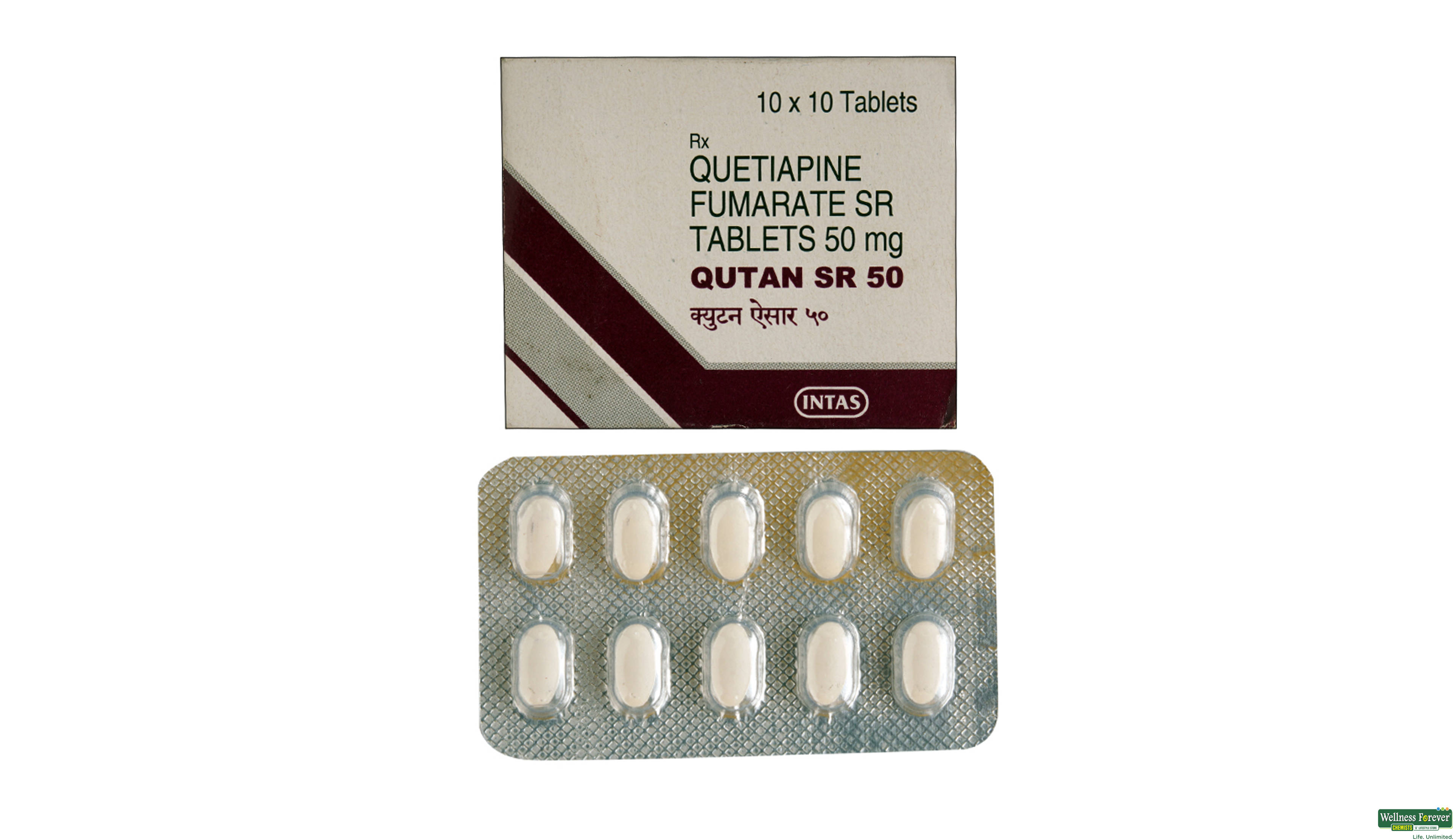 QUTAN-SR 50MG 10TAB- 1, 10TAB, 