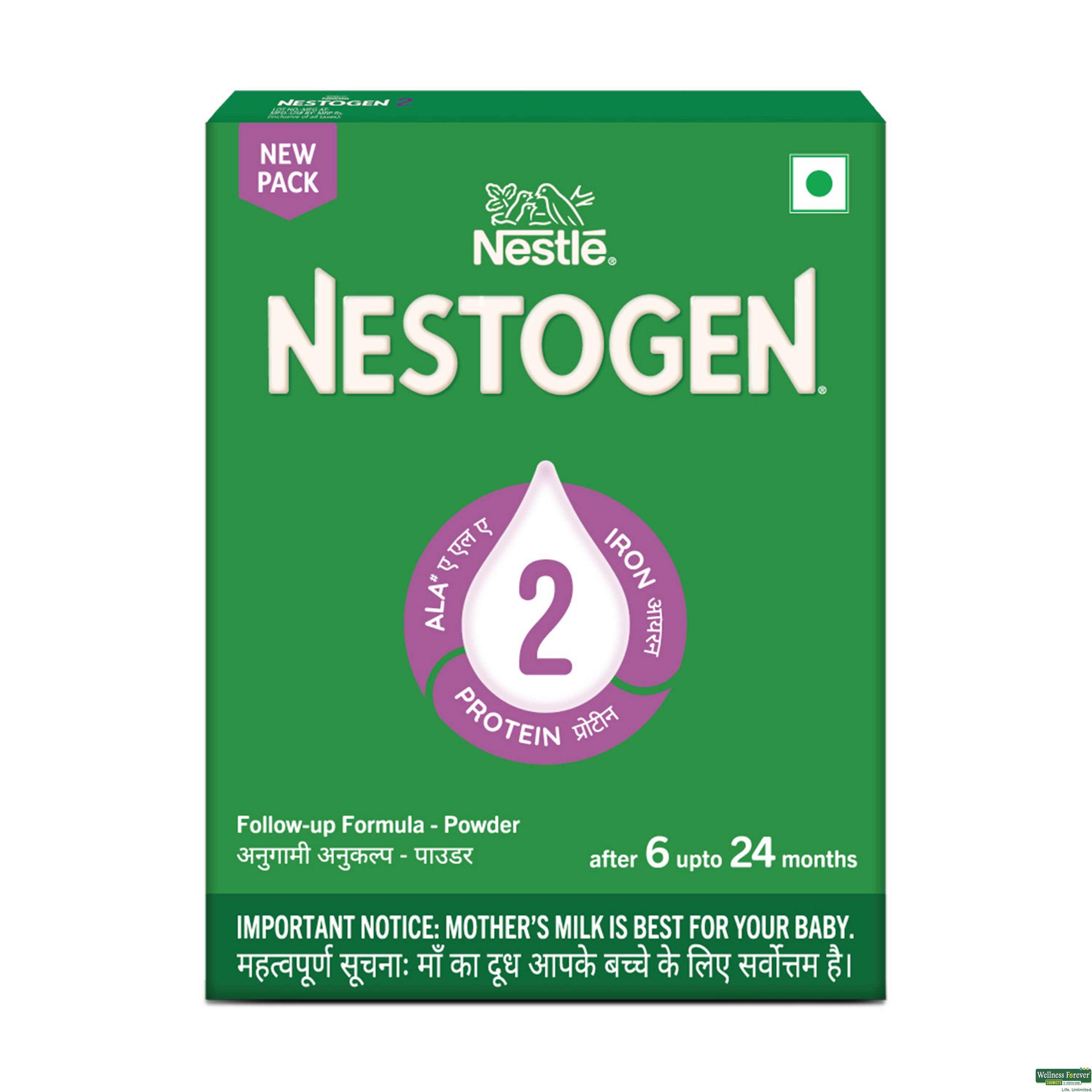 Nestle Nestogen Stage 2 Infant Formula Powder Refill Pack 400Gm-image