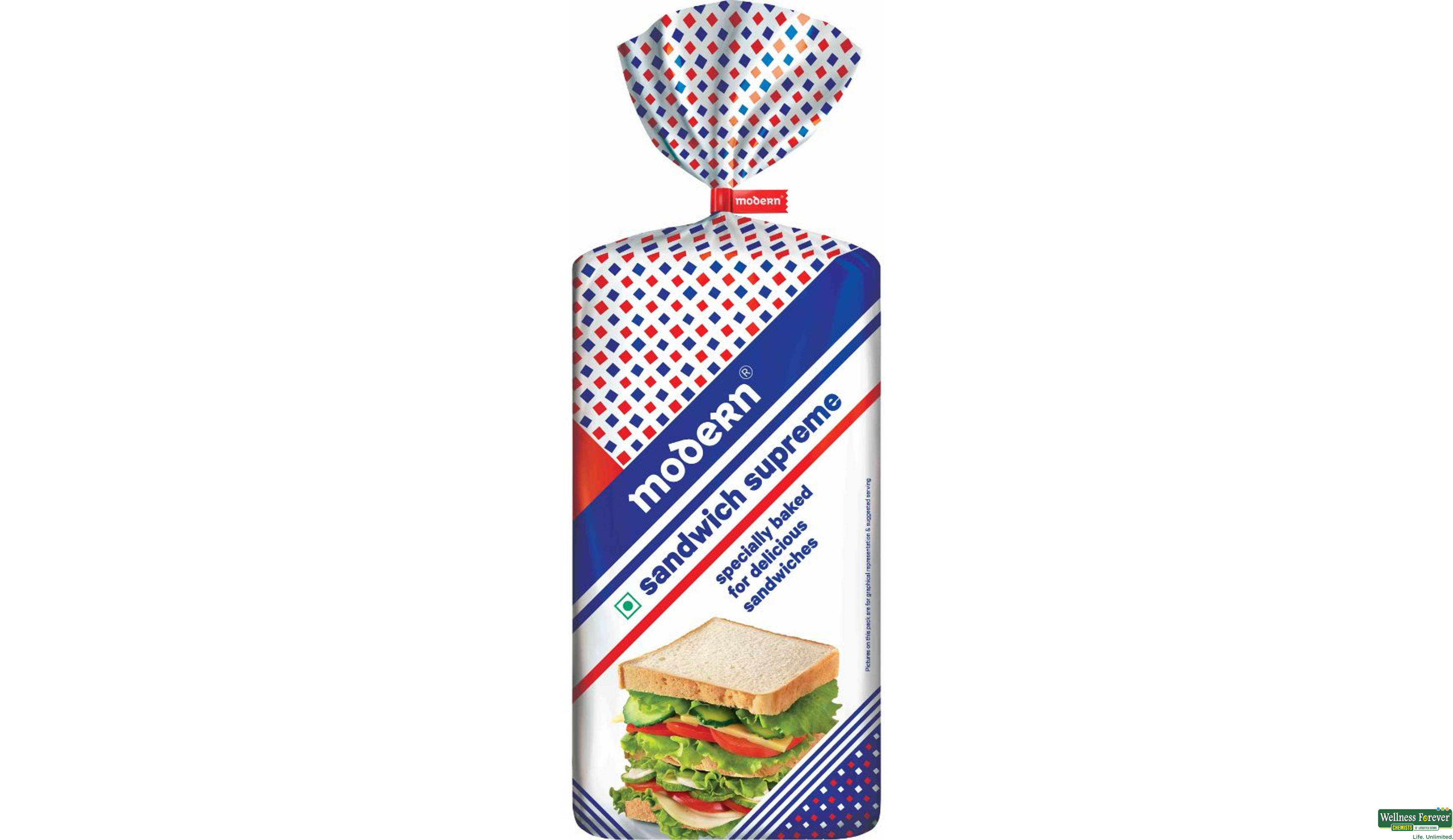 MODERN BREAD PREMIUM WHITE 400GM- 1, 400GM, 