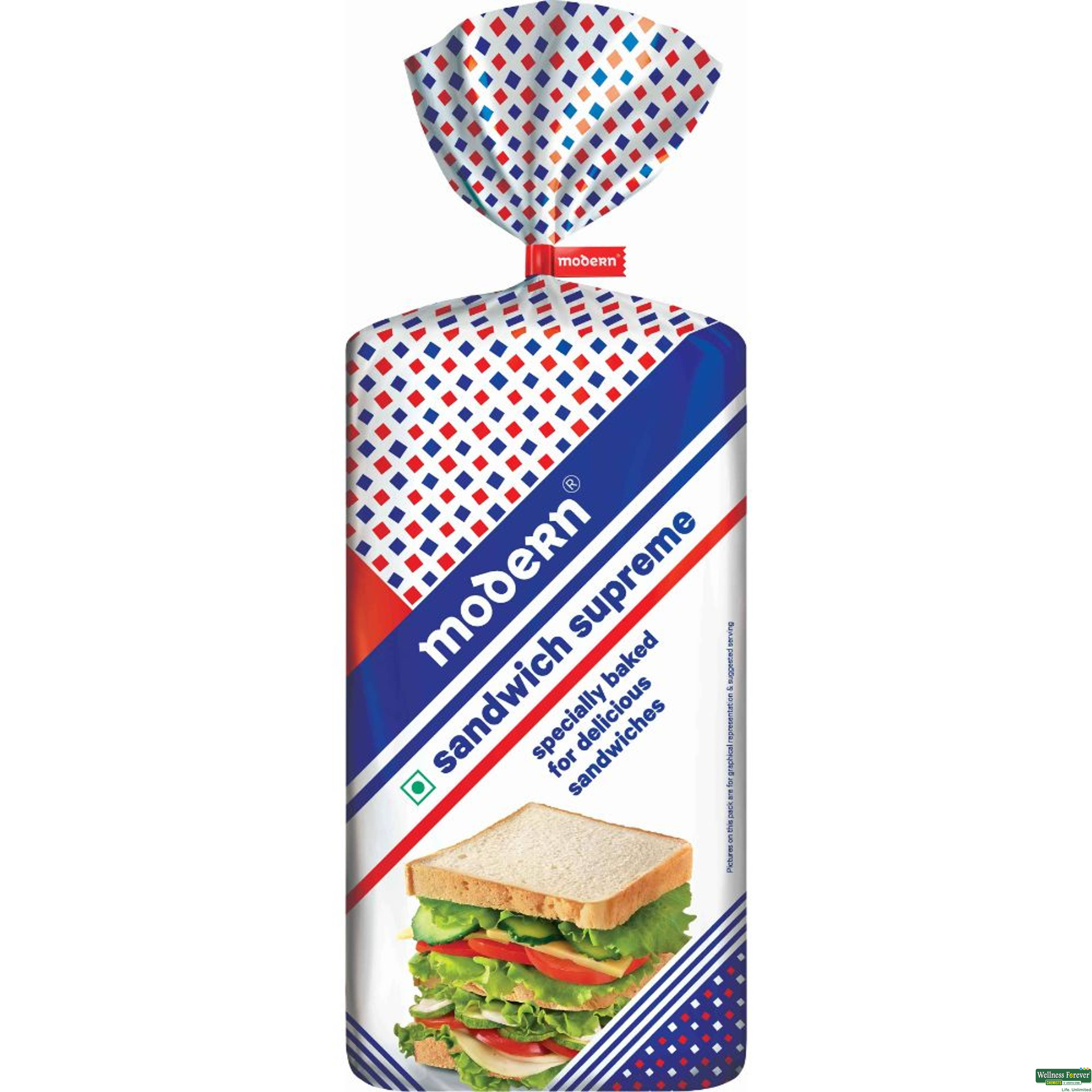 Modern White Sandwich Bread 400g-image