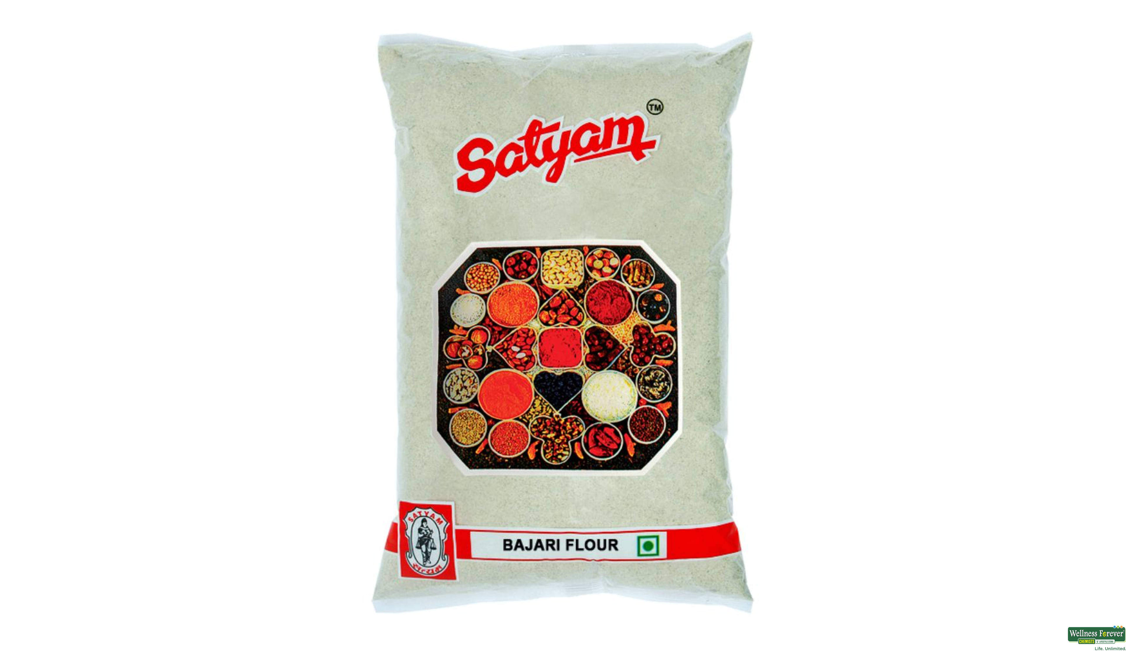 SATYAM BAJARI FLOUR 500GM- 1, 500GM, 