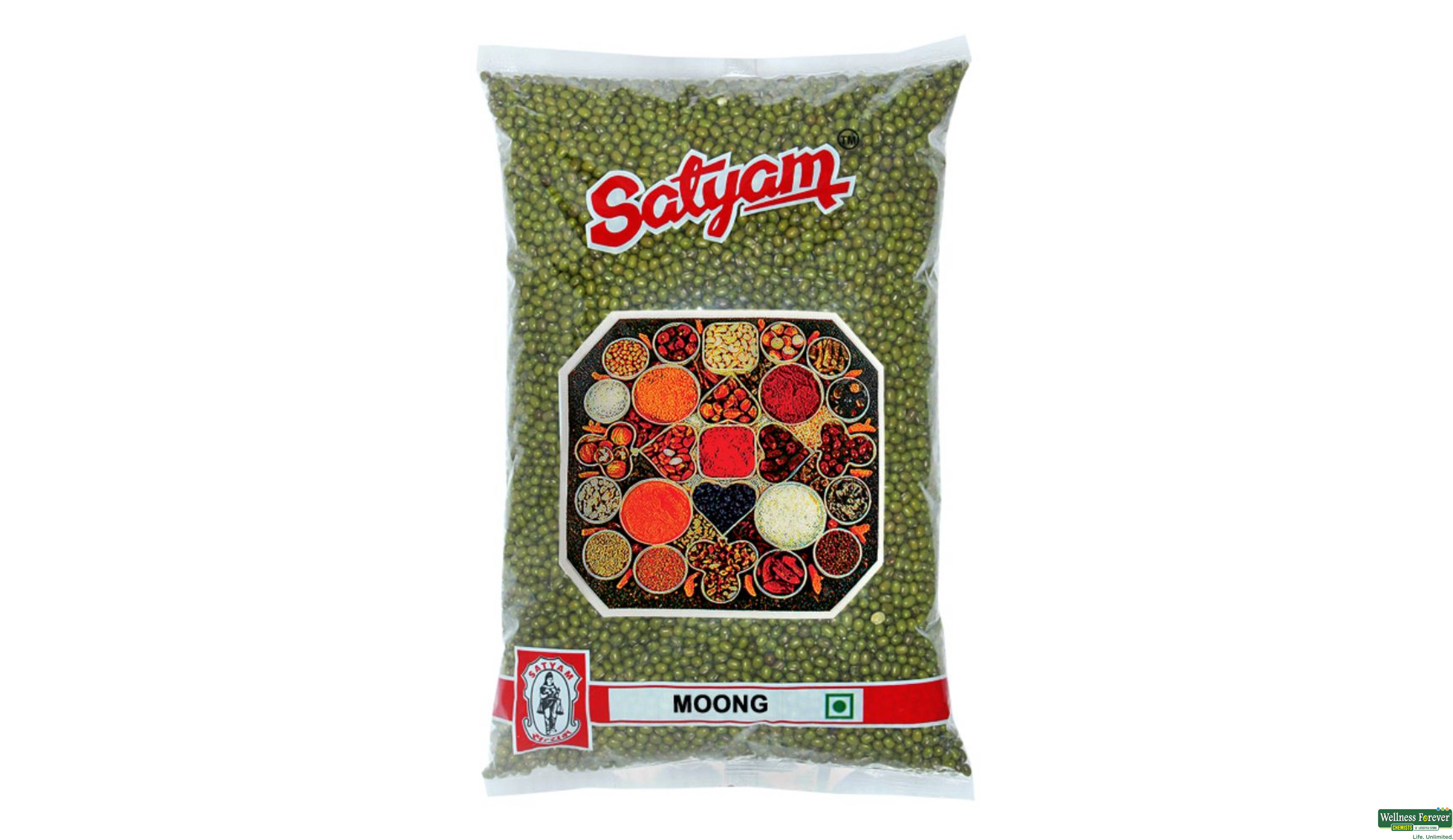 MOONG SATYAM 500GM- 1, 500GM, 