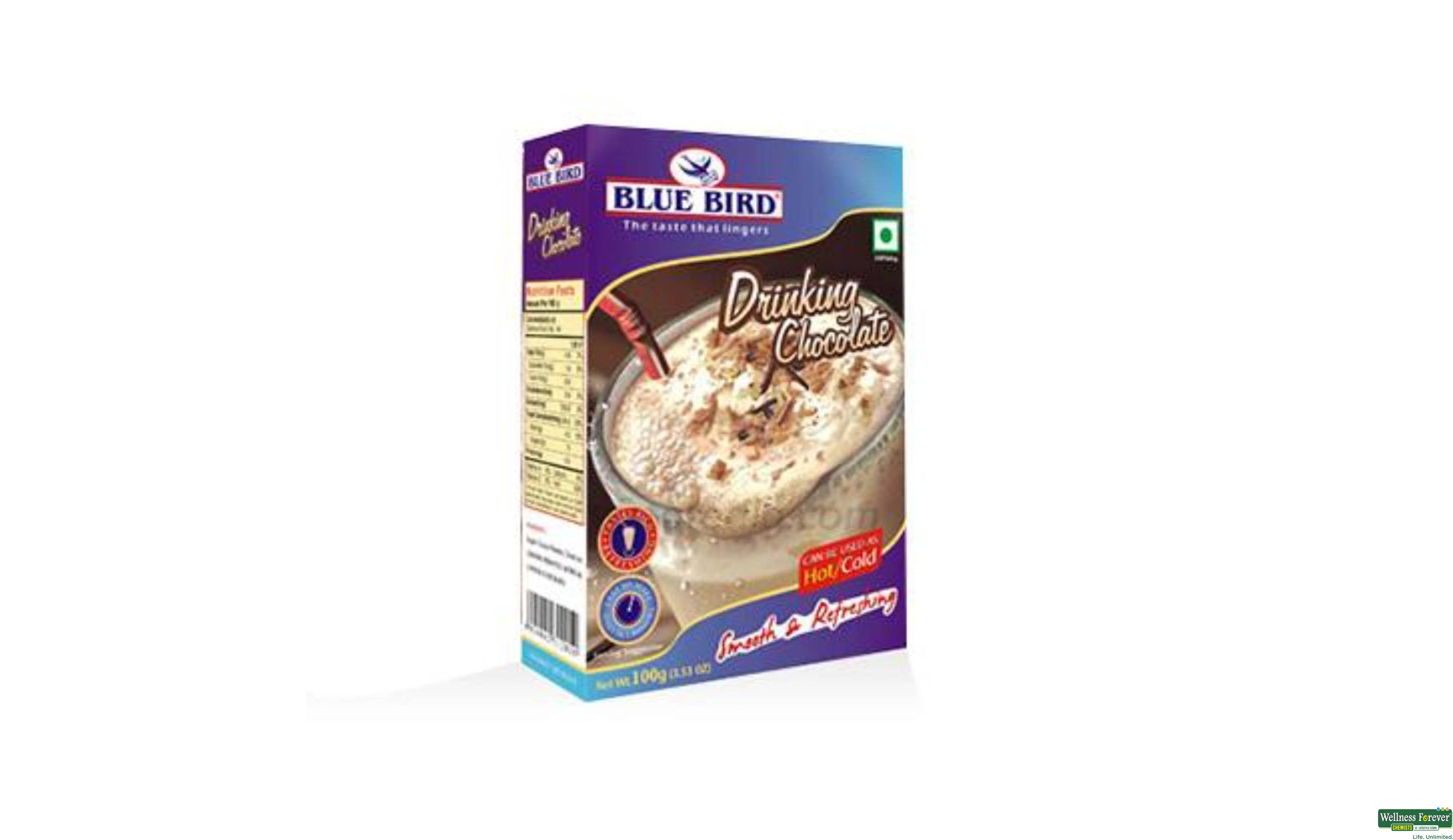 BLUEBIRD DRINK CHOC 100GM- 1, 100GM, 